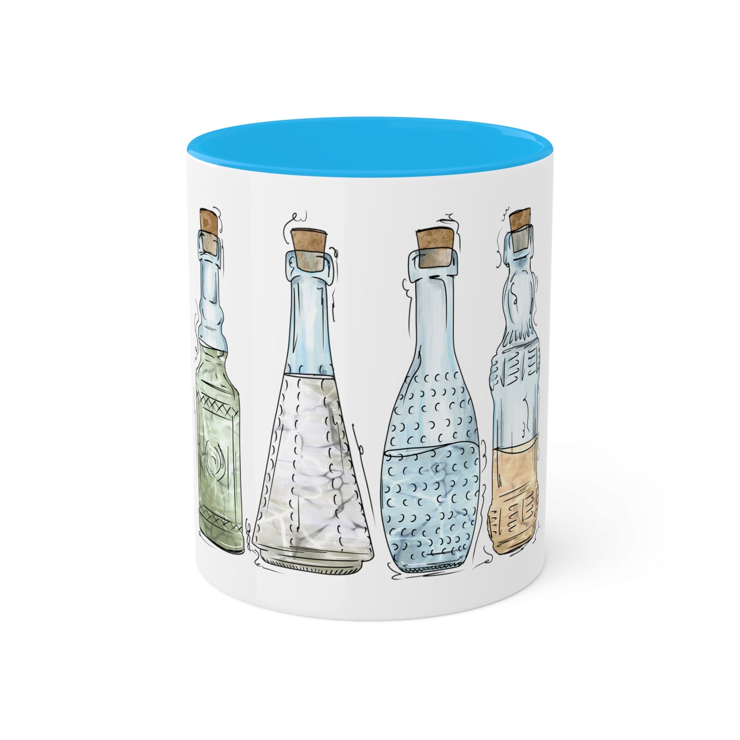 Unlabeled Pride Flag Potion Bottles - Mug
