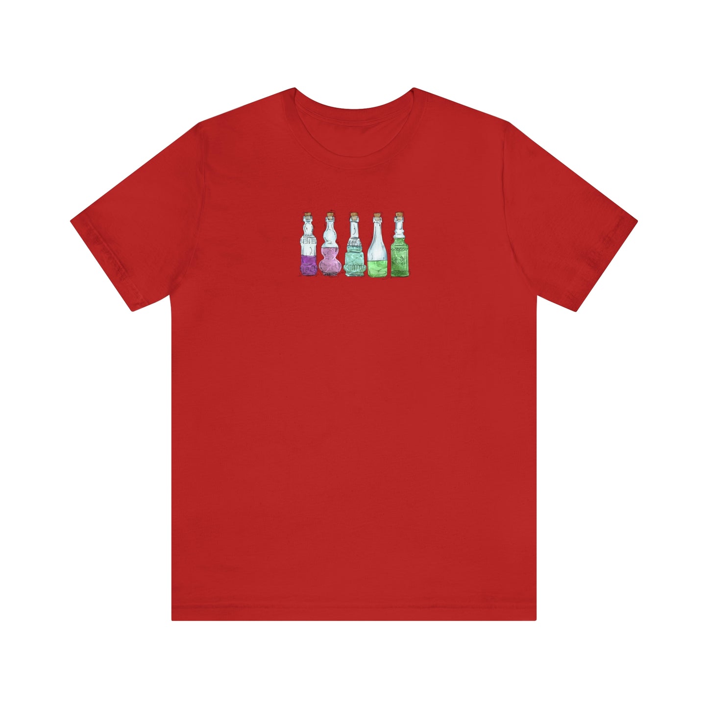 Toric Pride Flag Potion Bottles - Unisex T-Shirt