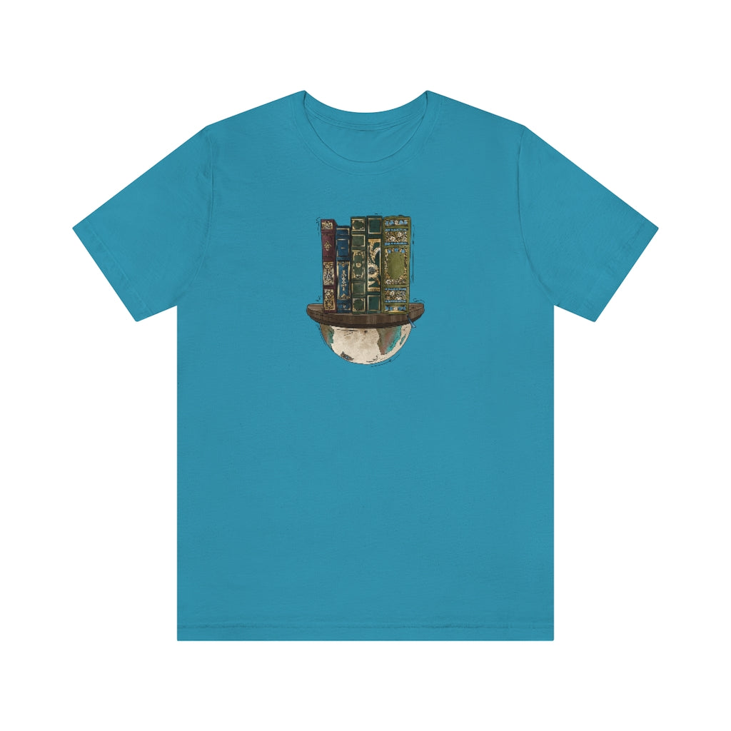Globe and Vintage Books - Unisex T-Shirt