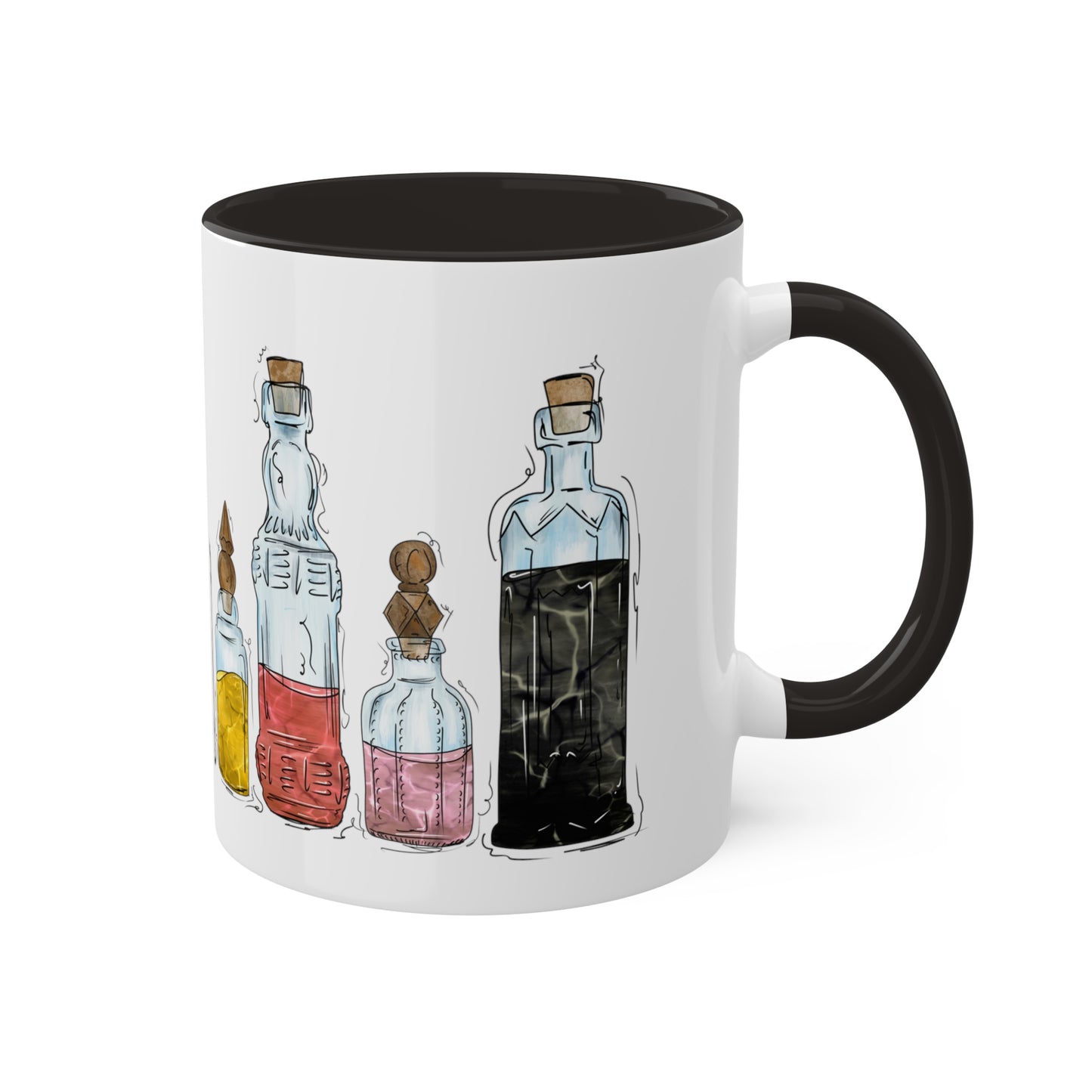 Queer Pride Flag Potion Bottles - Mug
