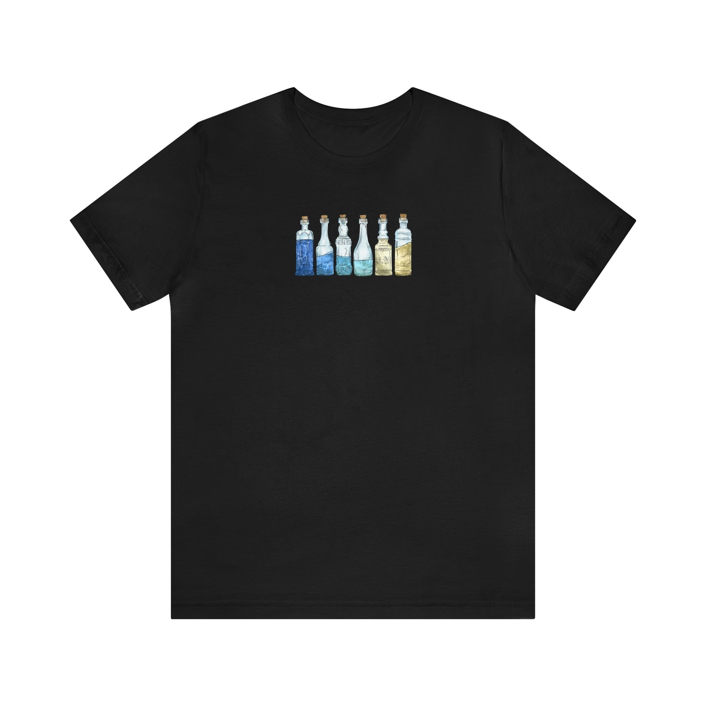 Uranic Pride Flag Potion Bottles - Unisex T-Shirt