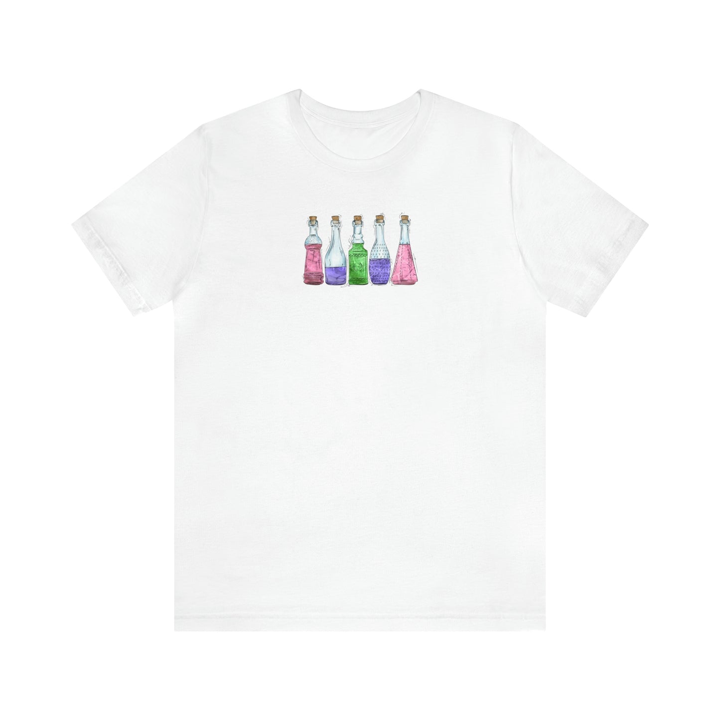 Trigender Pride Flag Potion Bottles - Unisex T-Shirt