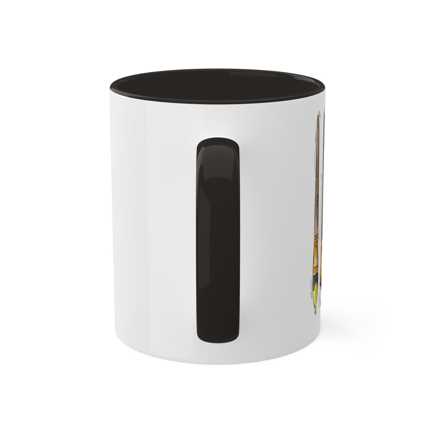 Nonbinary Pride Flag Paint Brushes - Mug