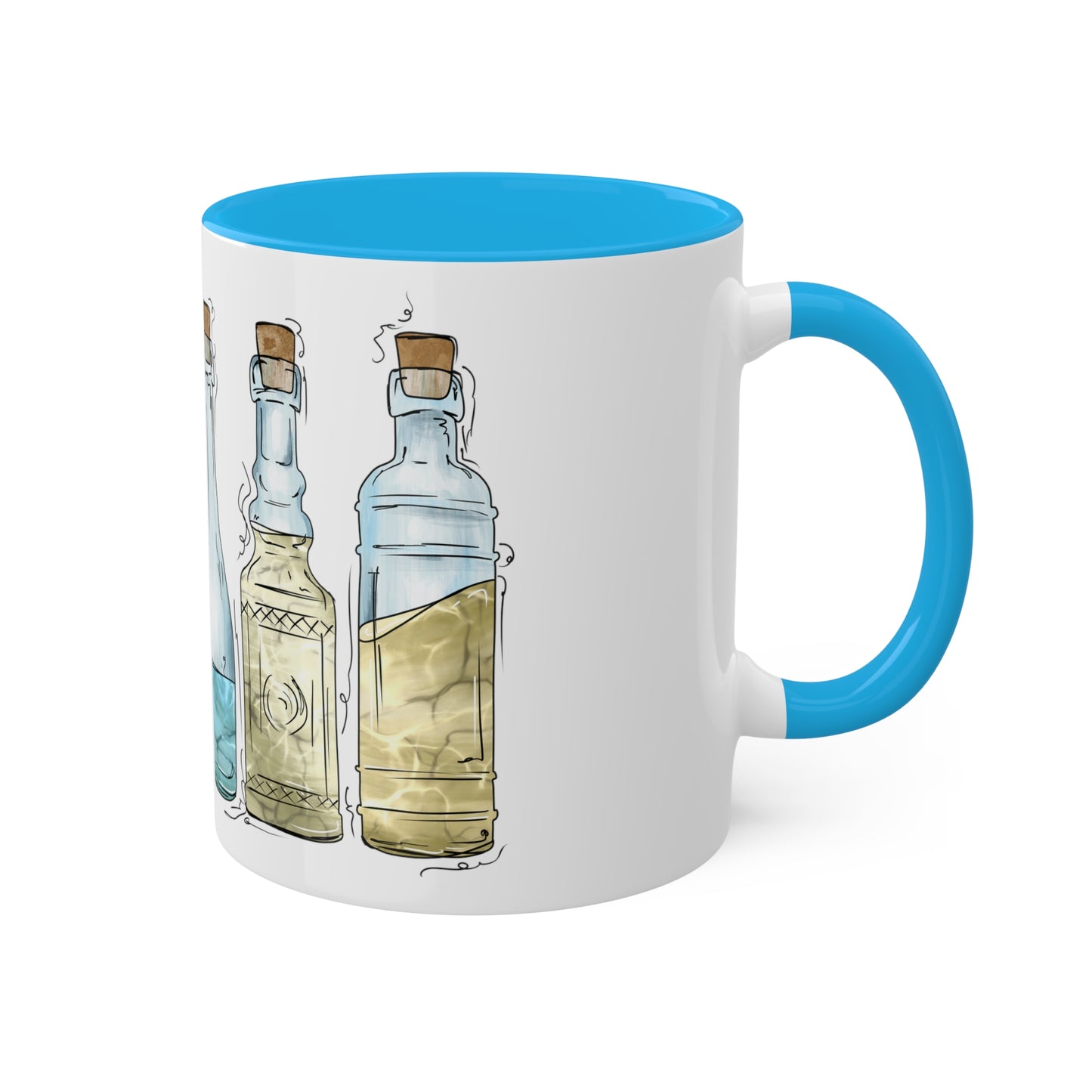 Uranic Pride Flag Potion Bottles - Mug