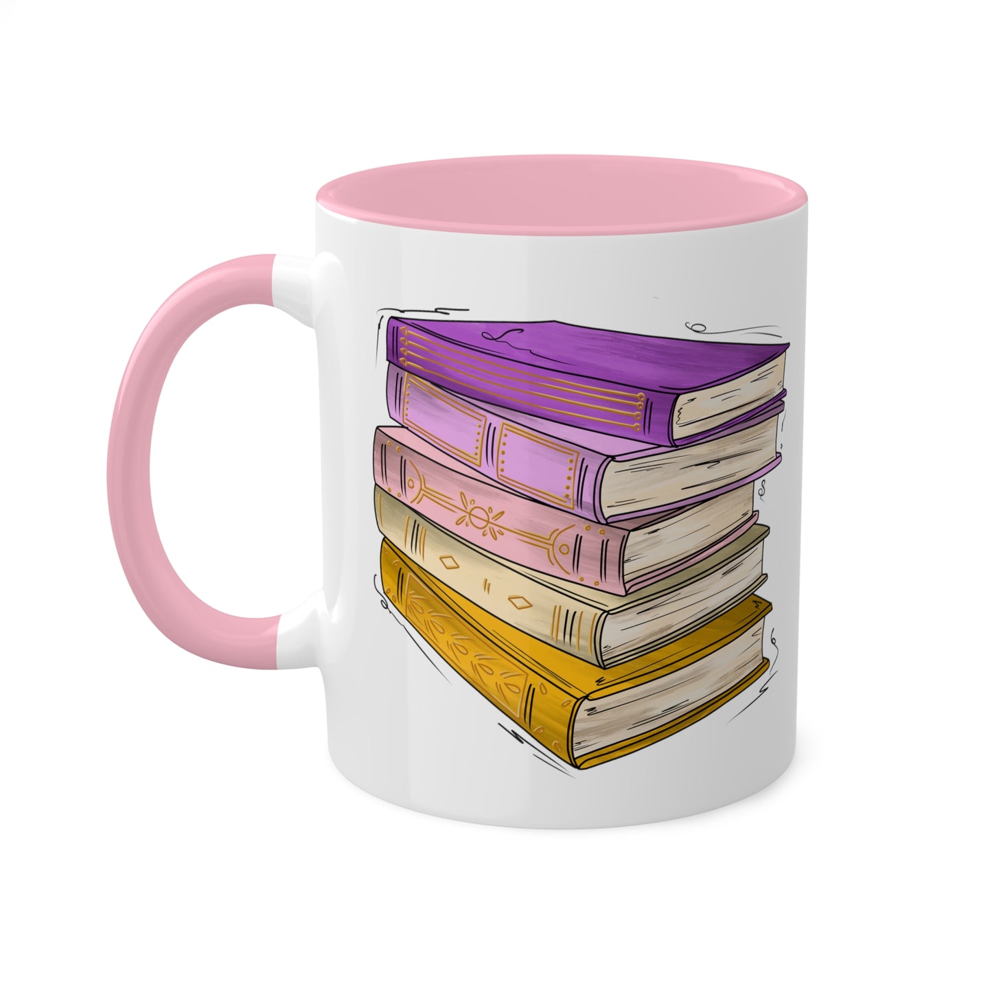 Trixic Pride Flag Old Books - Mug