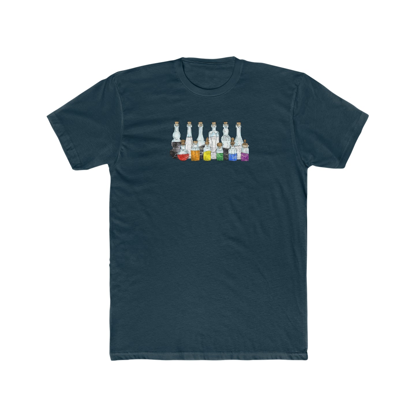 Straight Ally Pride Potion Bottles - Men's T-Shirt