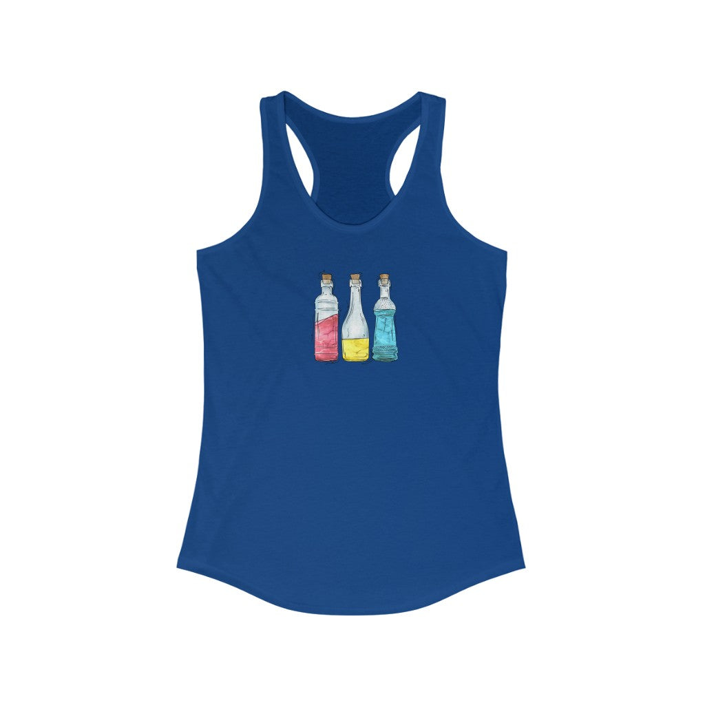 Pansexual Pride Potion Bottles - Womens Tank Top
