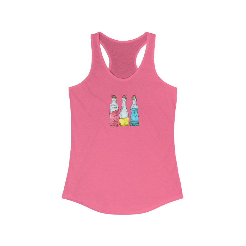 Pansexual Pride Potion Bottles - Womens Tank Top