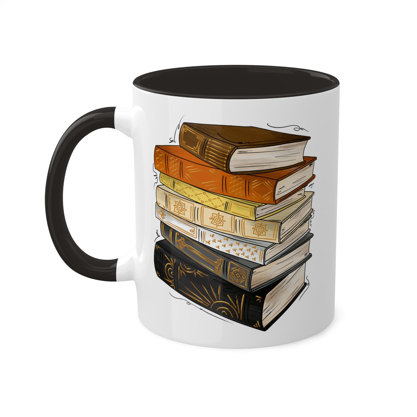 Bear Pride Flag Old Books - Mug