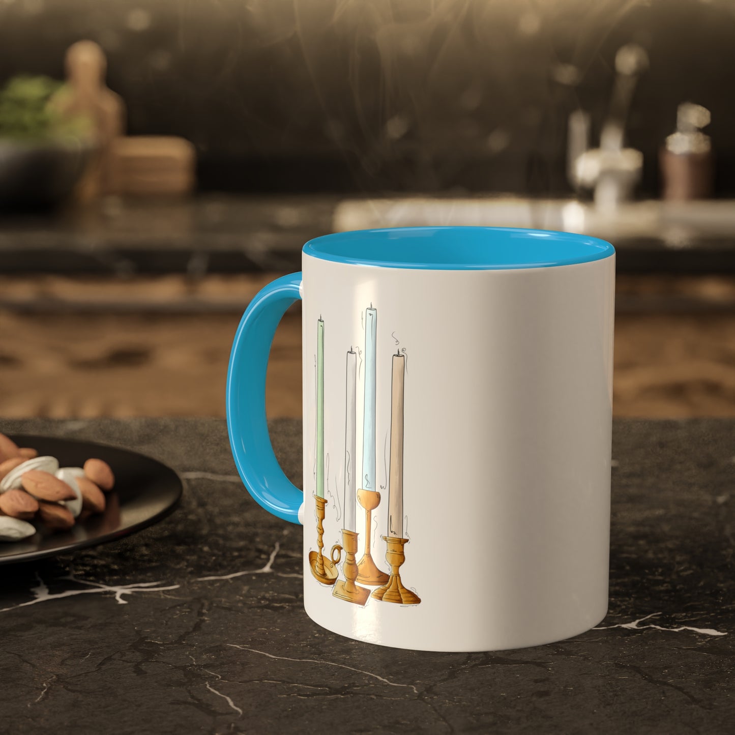 Unlabeled Pride Flag Candlesticks - Mug