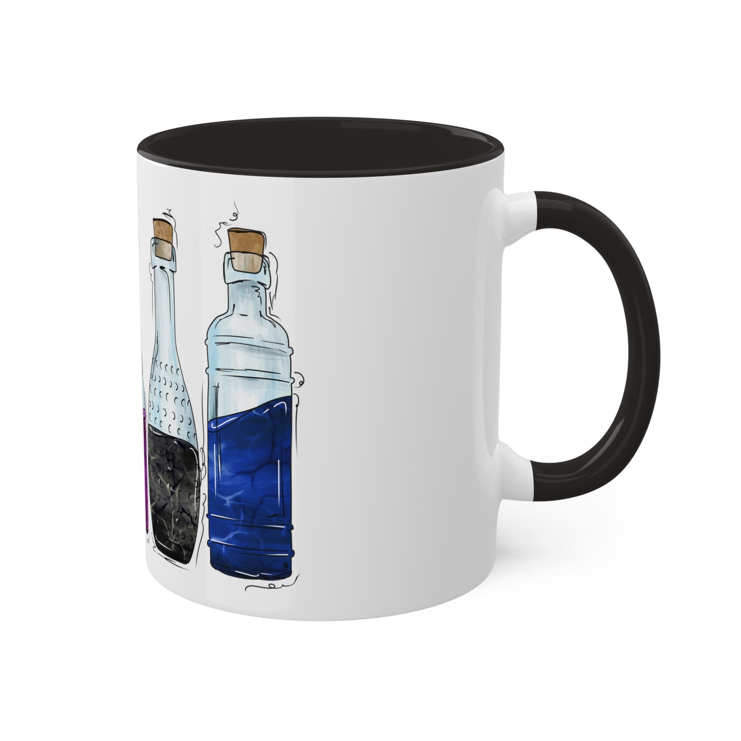 Genderfluid Pride Flag Potion Bottles - Mug