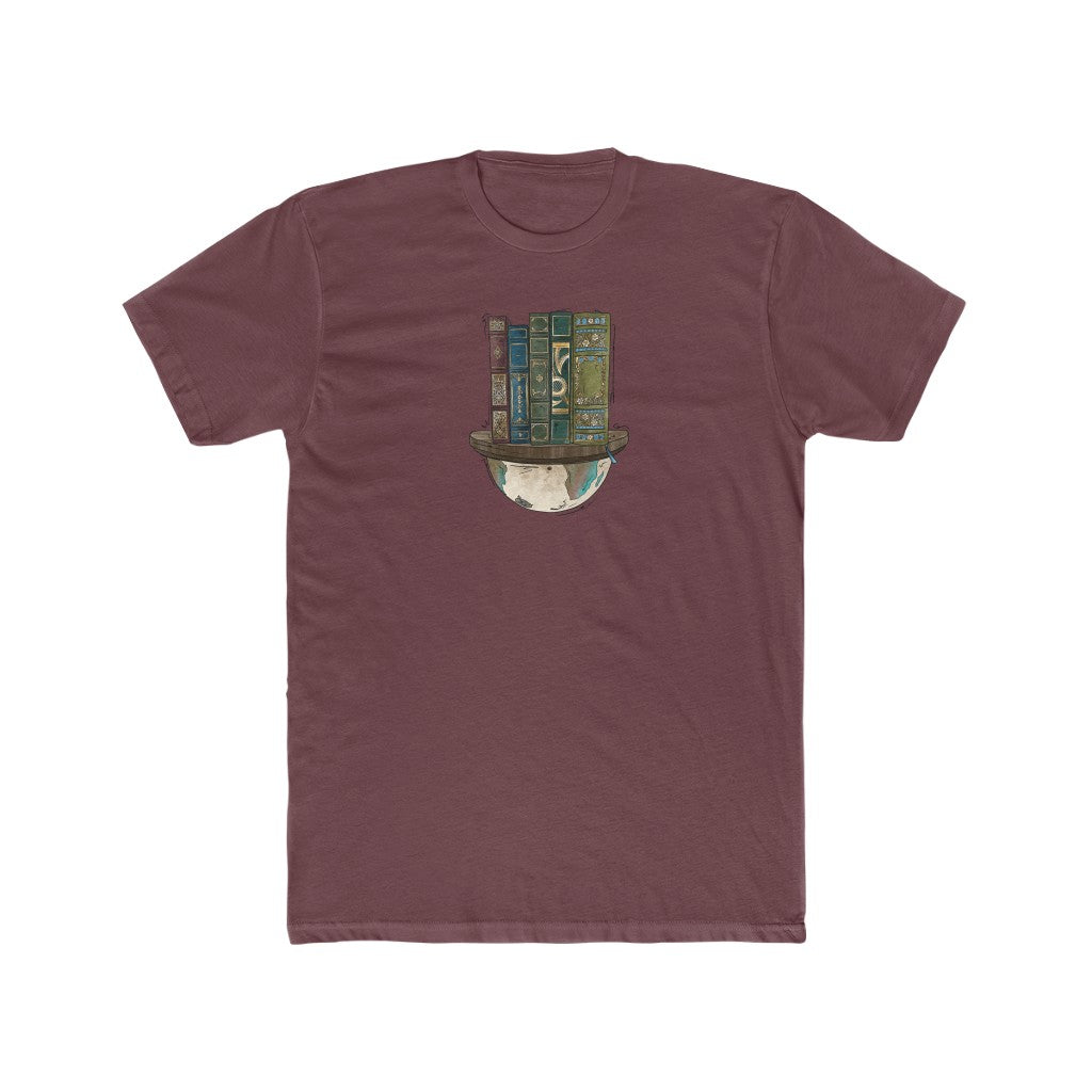 Globe and Vintage Books - Men's T-Shirt