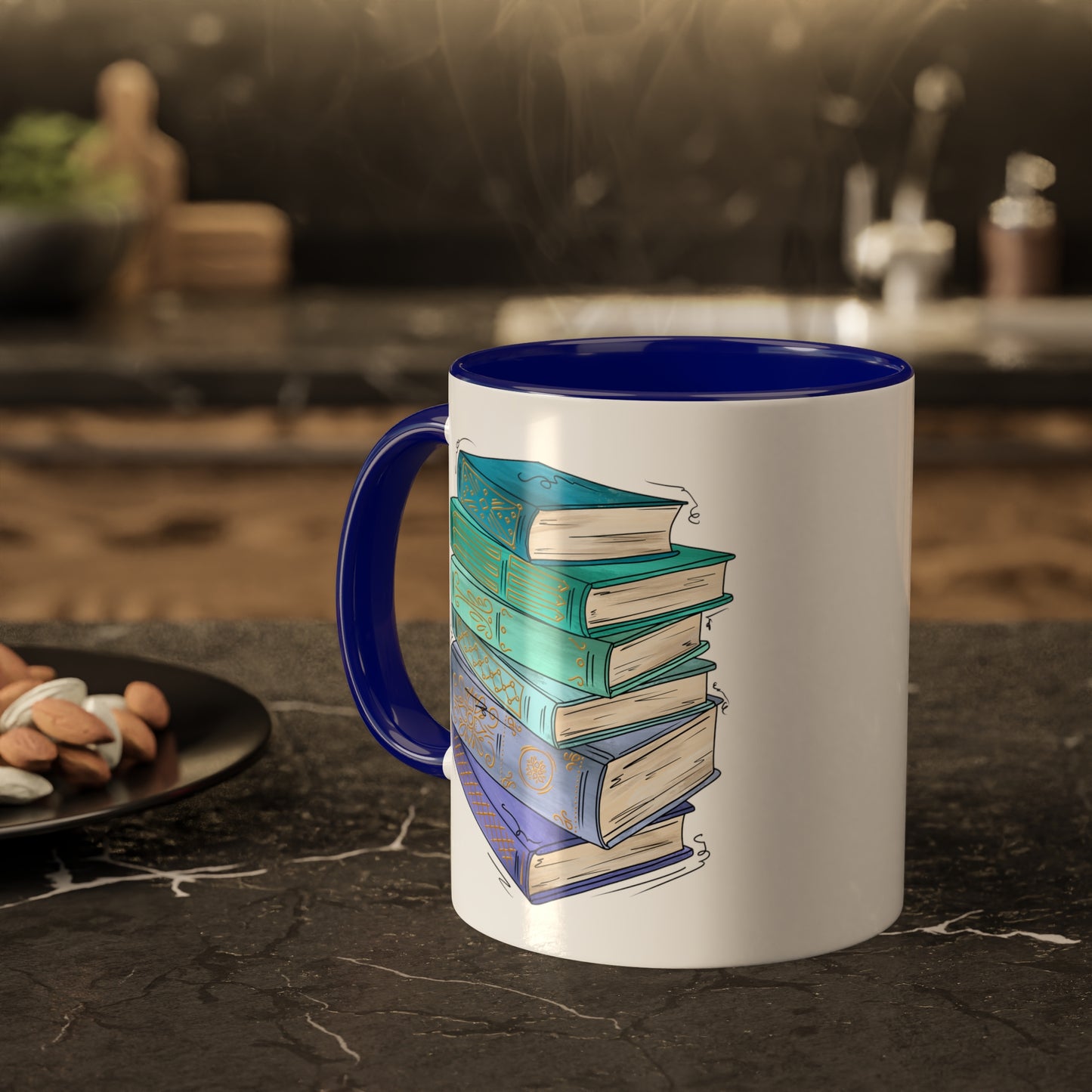 Neptunic Pride Flag Old Books - Mug