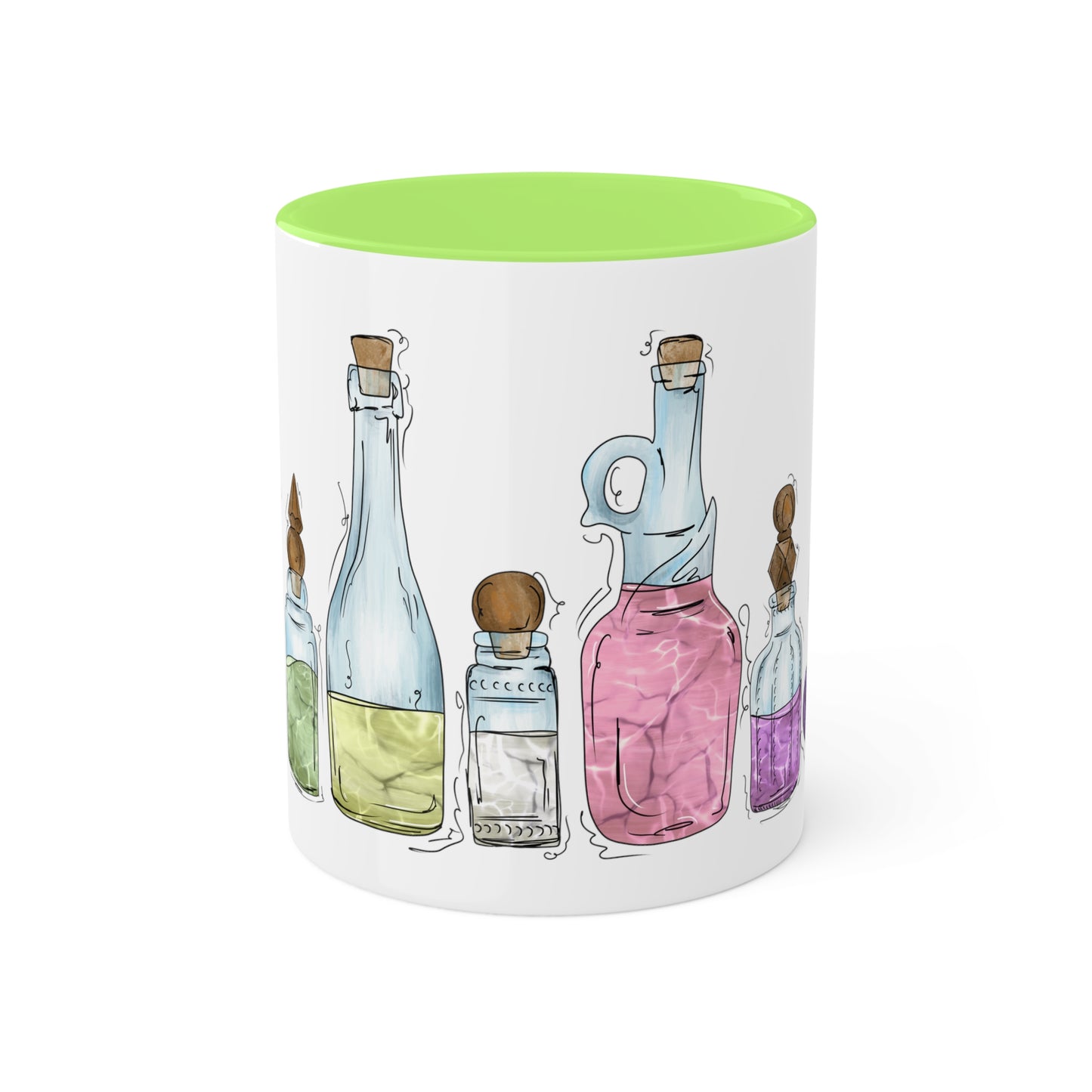 Genderfae Pride Flag Potion Bottles - Mug