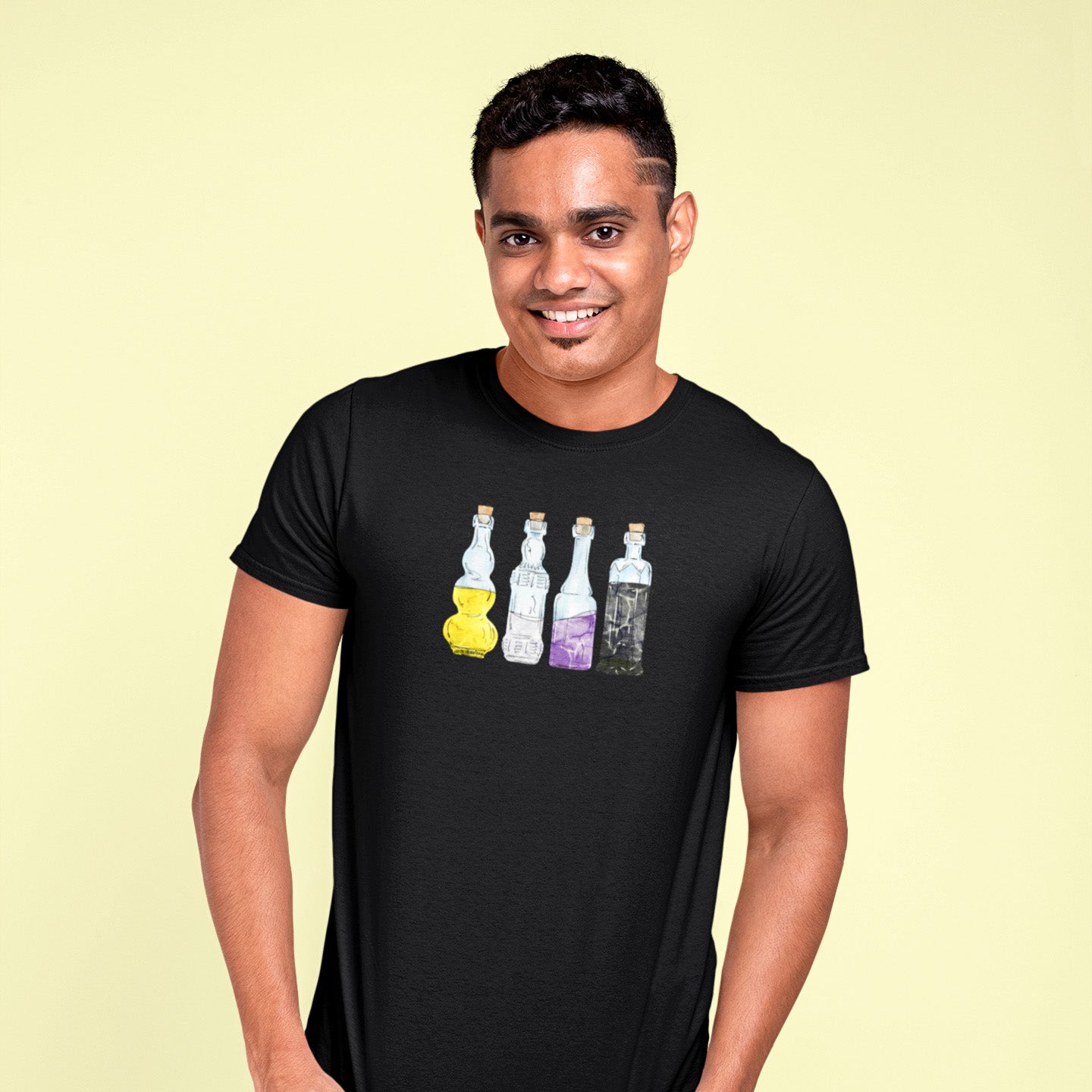 Nonbinary Pride Potion Bottles - Men's T-Shirt