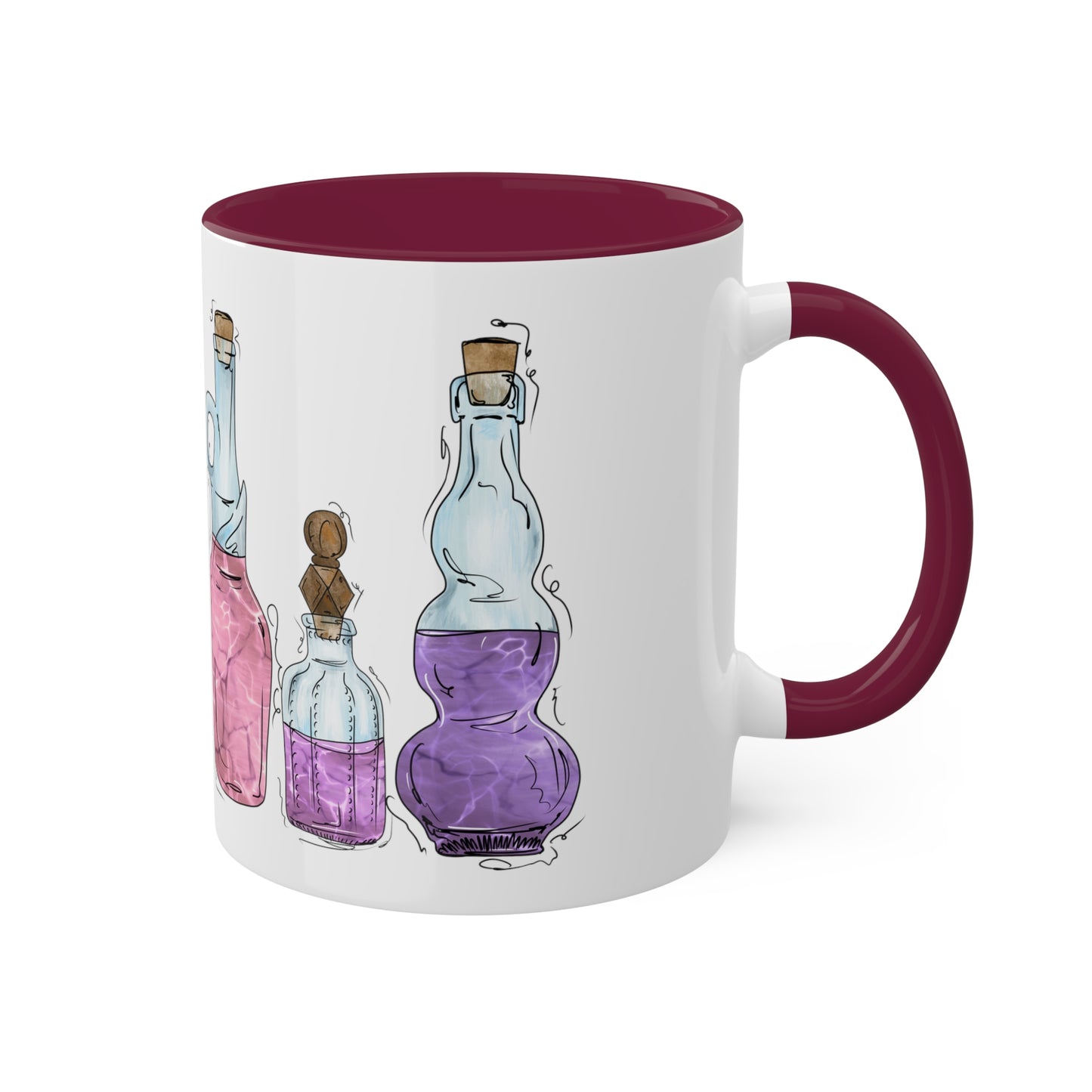 Genderfae Pride Flag Potion Bottles - Mug