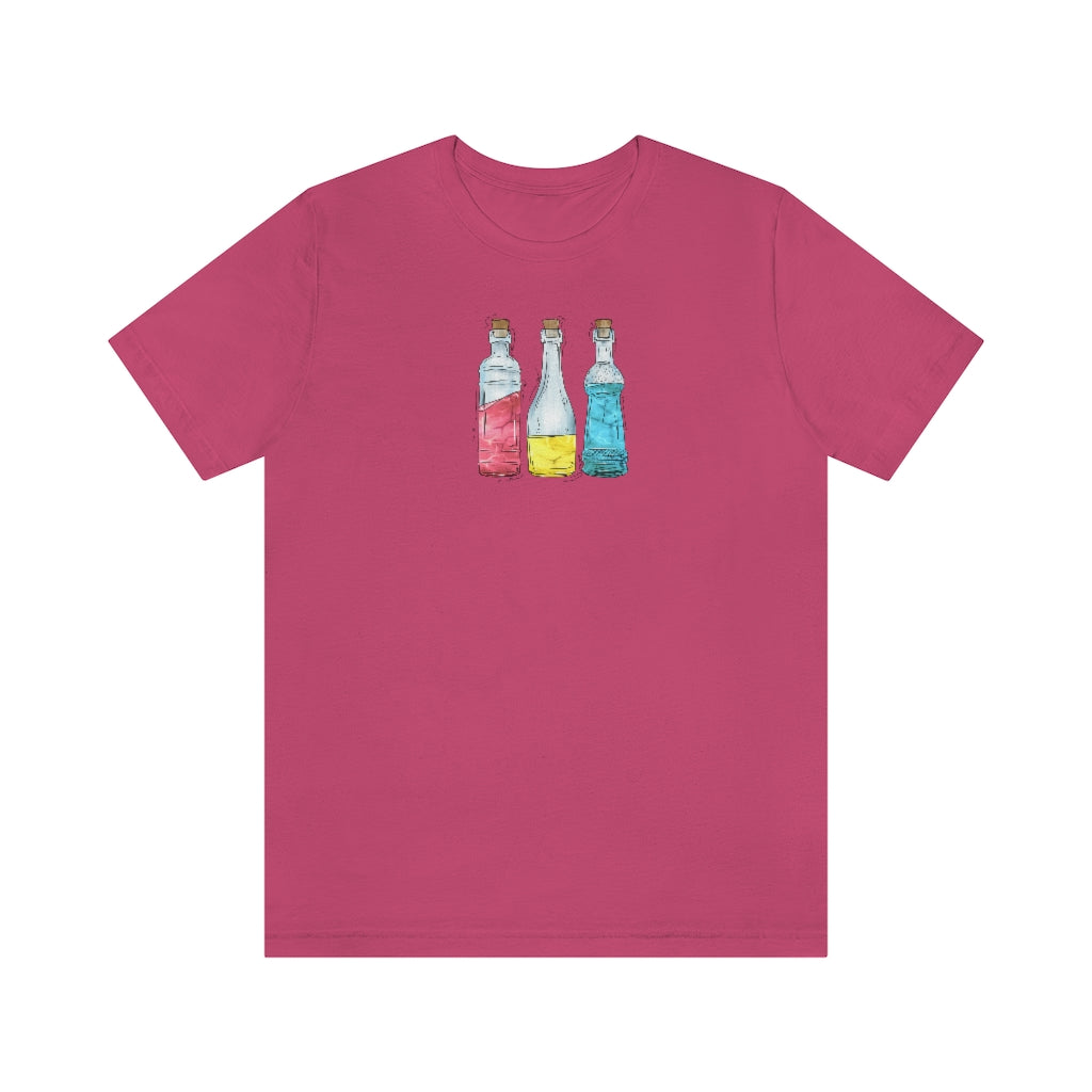 Pansexual Pride Potion Bottles - Unisex T-Shirt