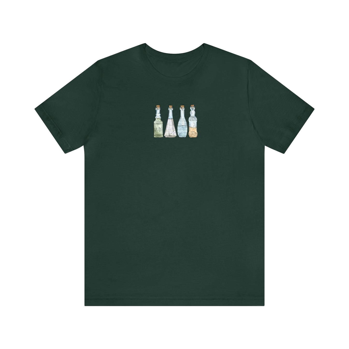 Unlabeled Pride Flag Potion Bottles - Unisex T-Shirt