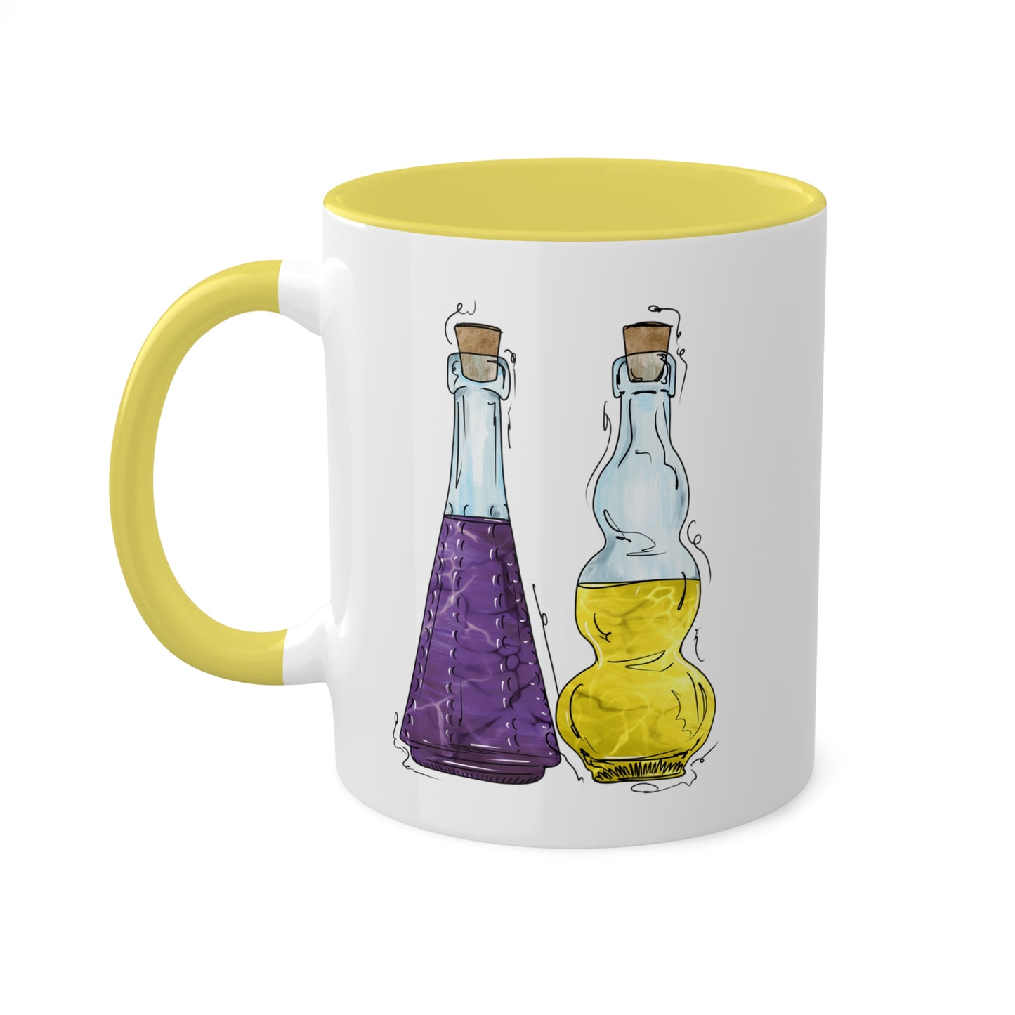 Intersex Pride Flag Potion Bottles - Mug