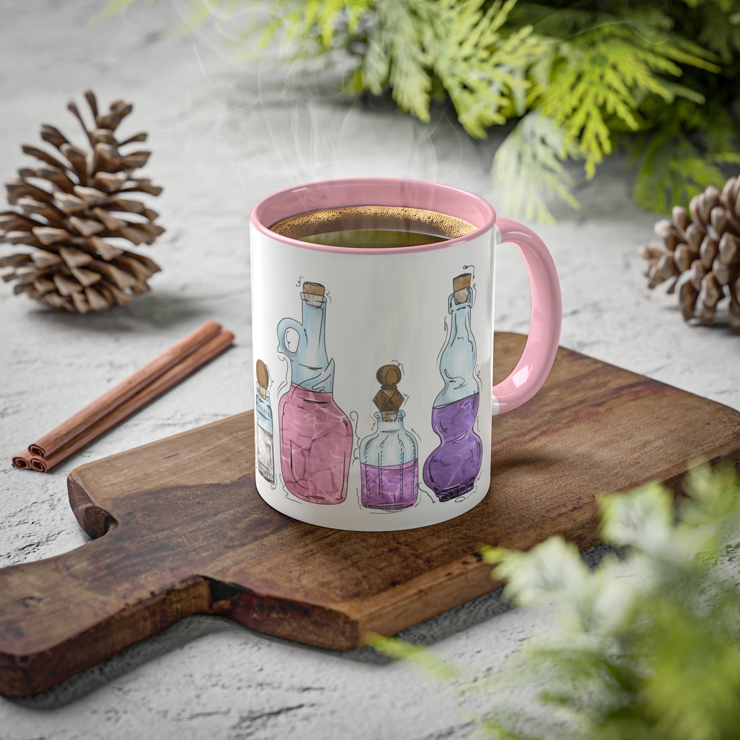 Genderfae Pride Flag Potion Bottles - Mug
