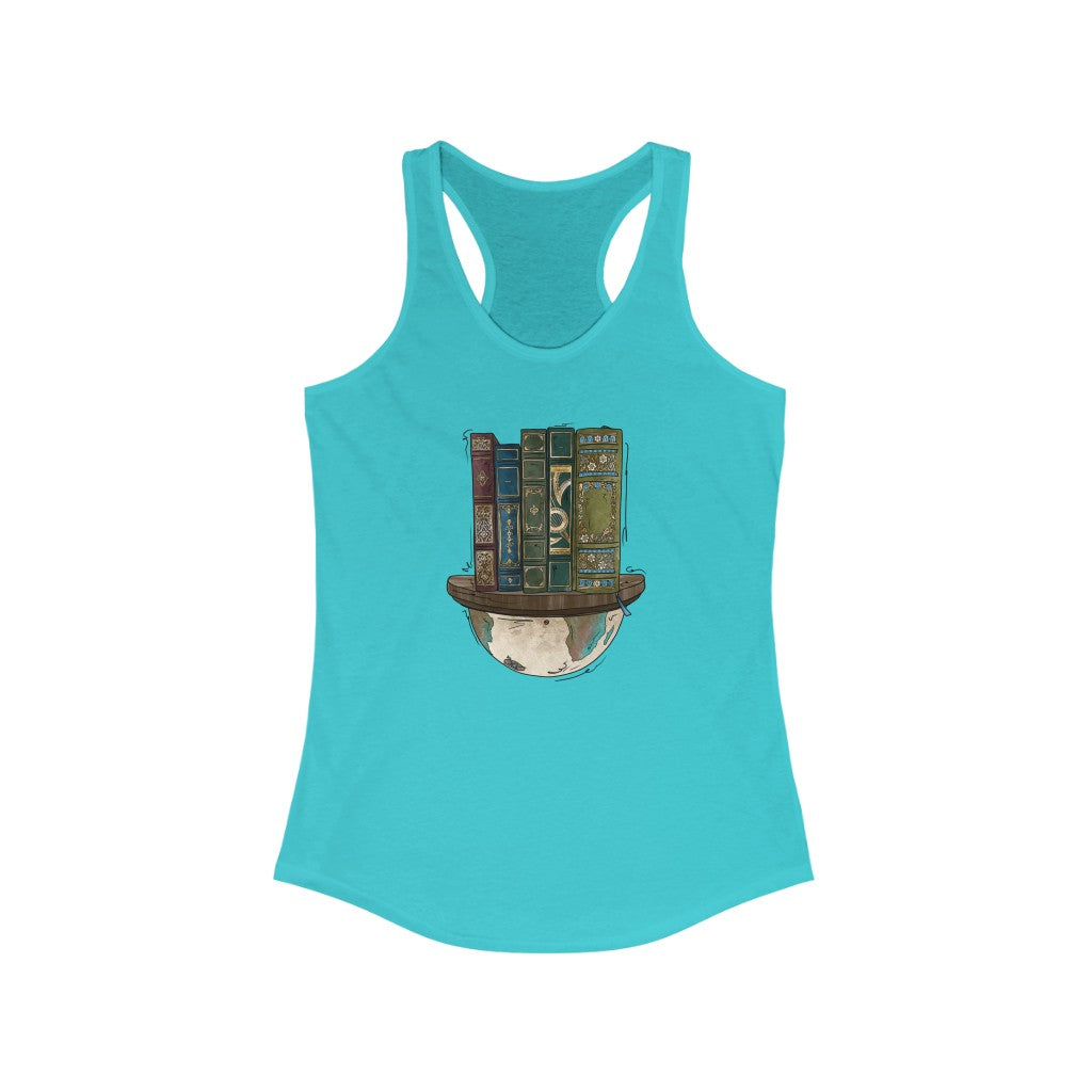 Globe and Vintage Books - Womens Tank Top