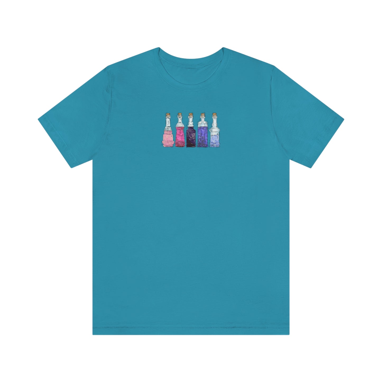 Omnisexual Pride Flag Potion Bottles - Unisex T-Shirt