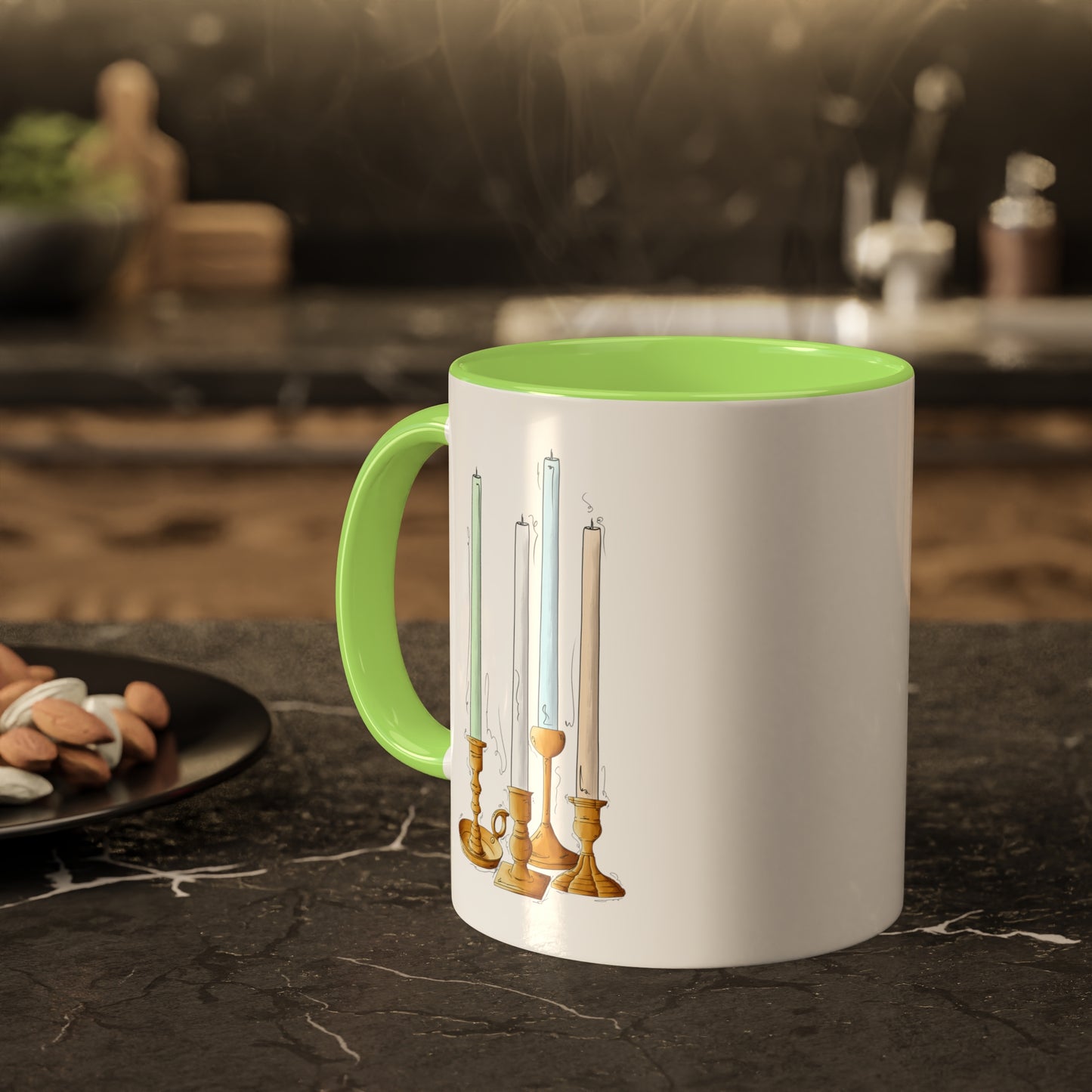 Unlabeled Pride Flag Candlesticks - Mug