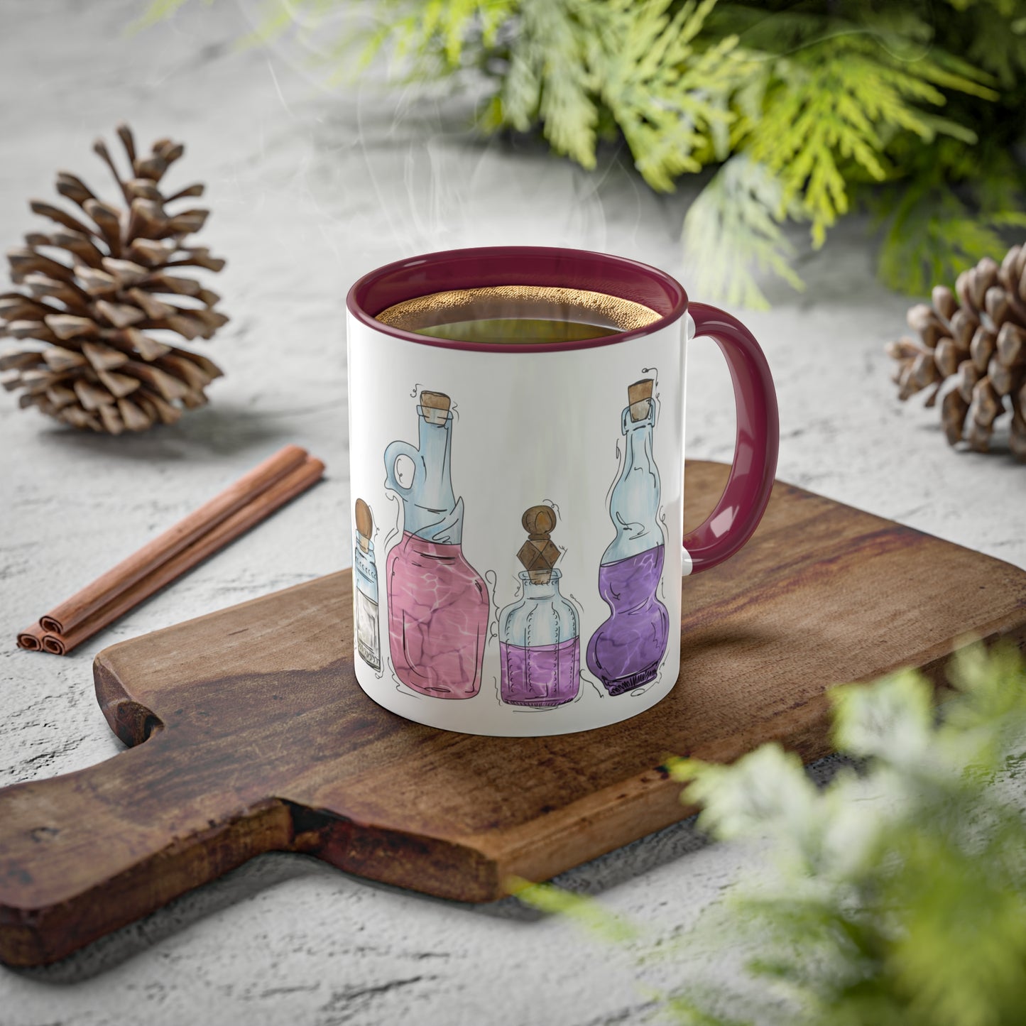Genderfae Pride Flag Potion Bottles - Mug