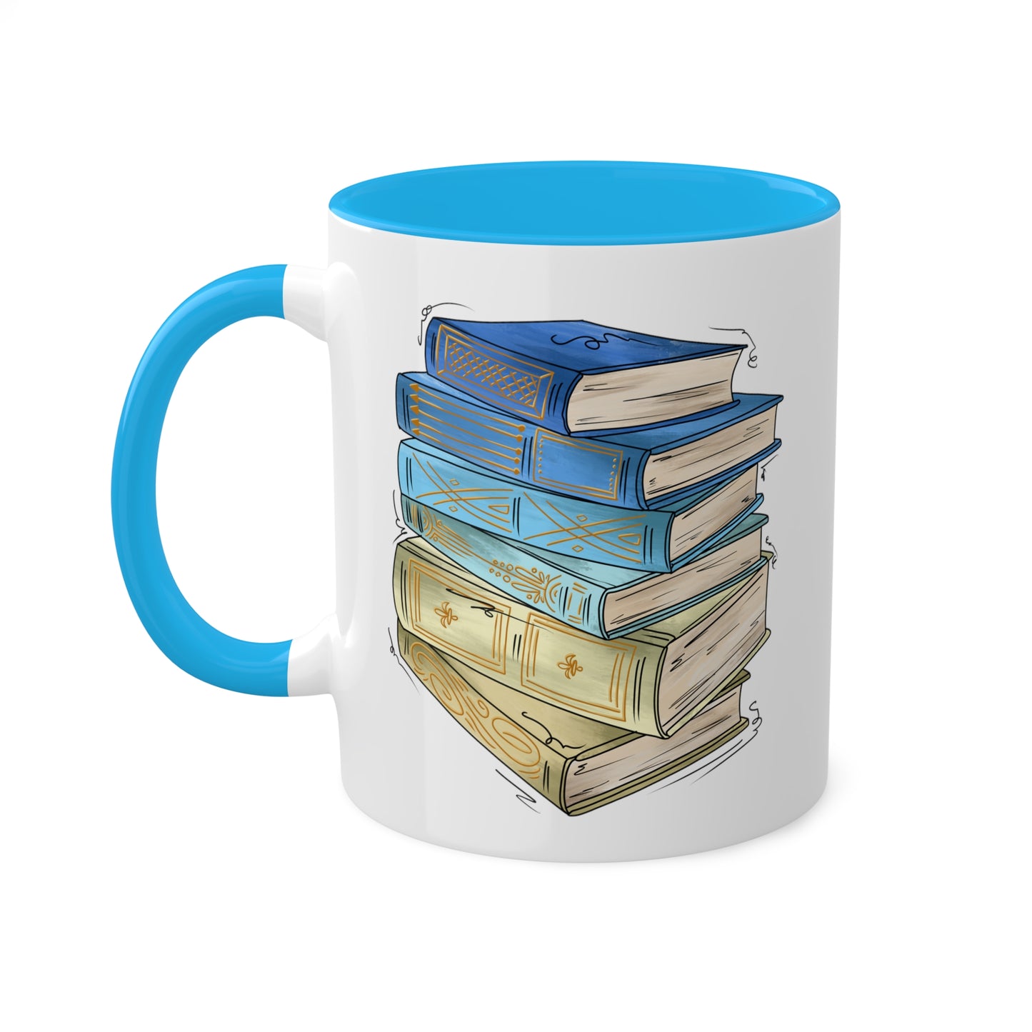 Uranic Pride Flag Old Books - Mug