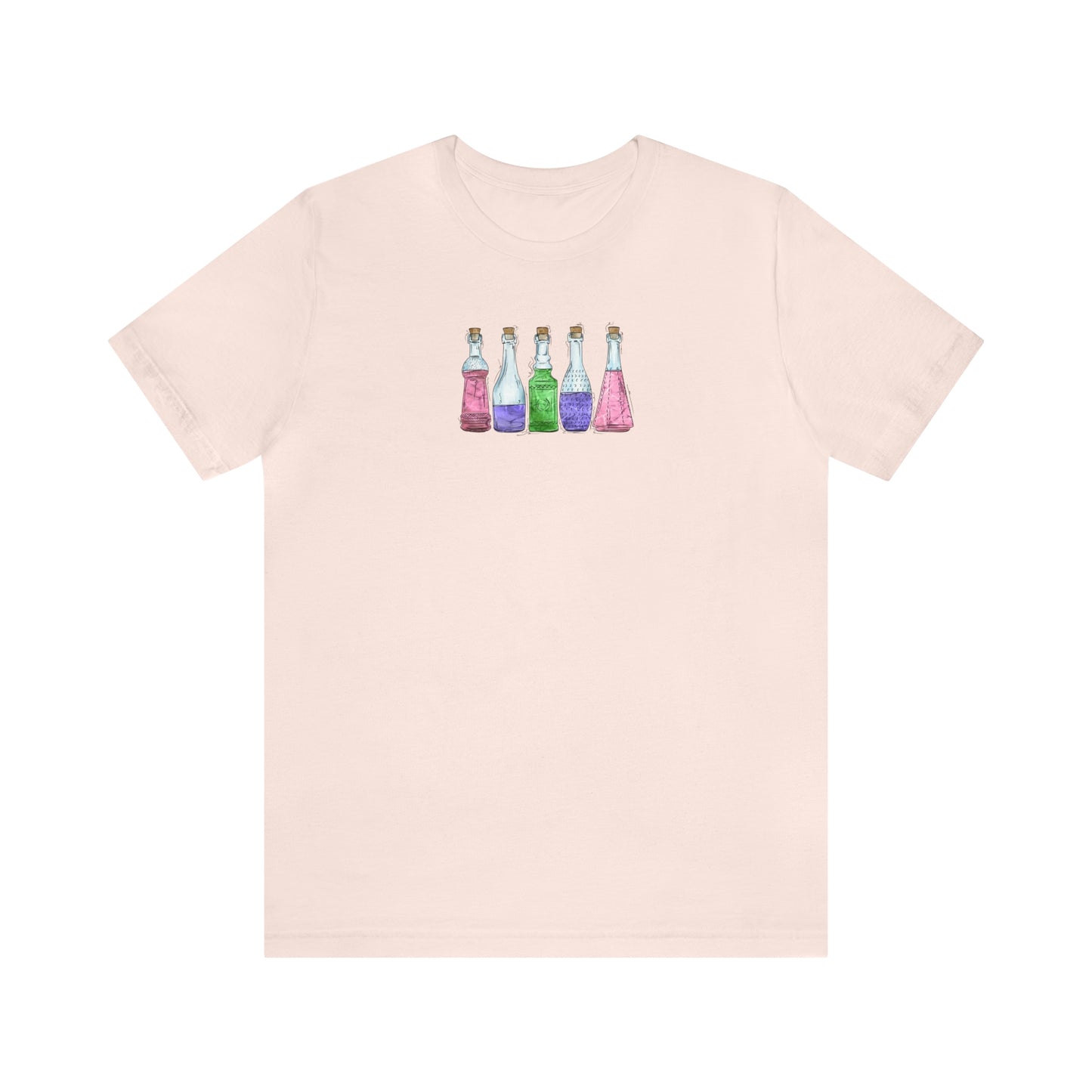 Trigender Pride Flag Potion Bottles - Unisex T-Shirt