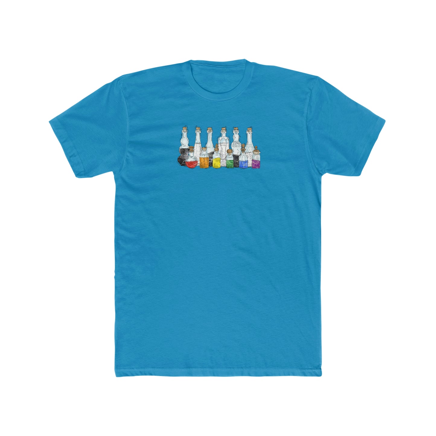 Straight Ally Pride Potion Bottles - Men's T-Shirt
