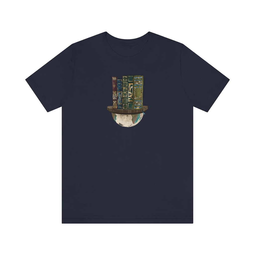 Globe and Vintage Books - Unisex T-Shirt