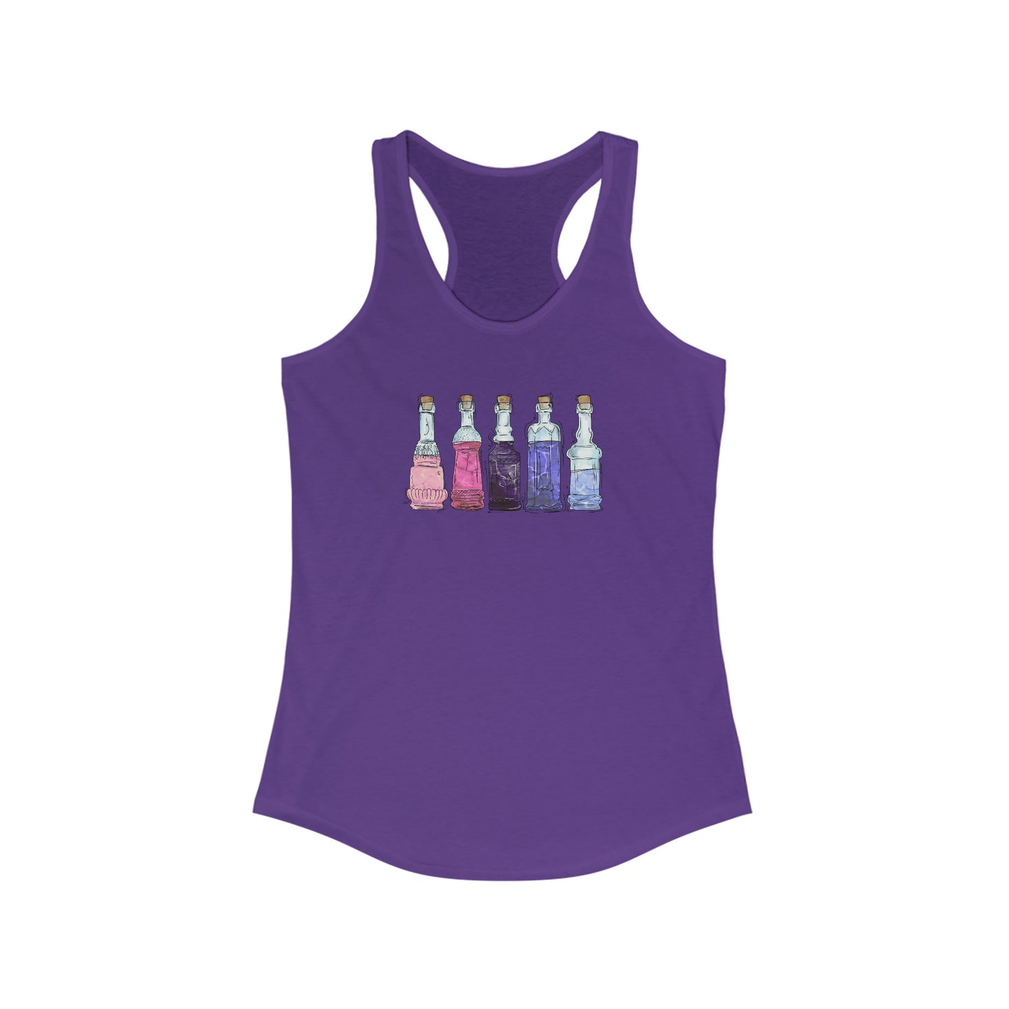 Omnisexual Pride Potion Bottles - Womens Tank Top