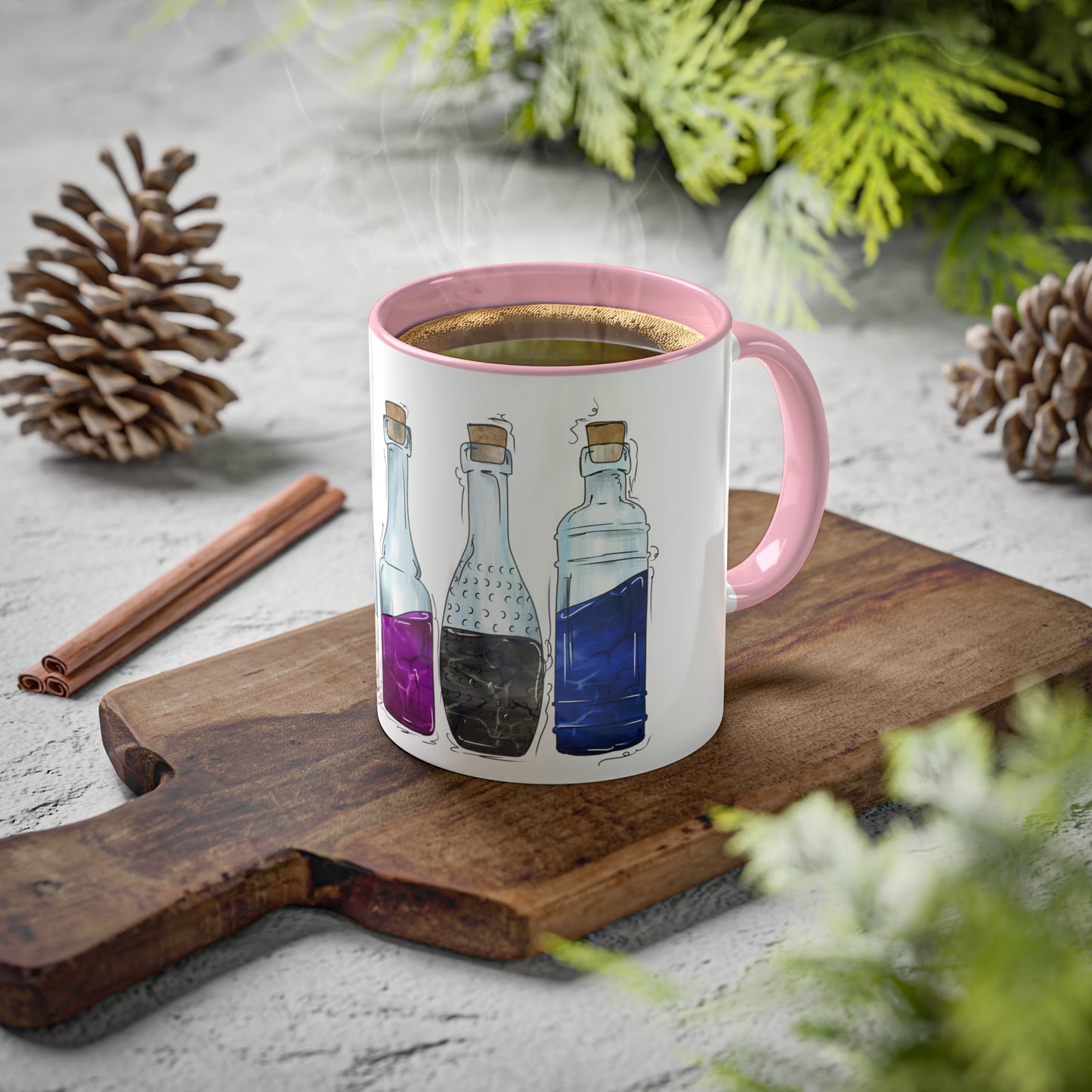 Genderfluid Pride Flag Potion Bottles - Mug