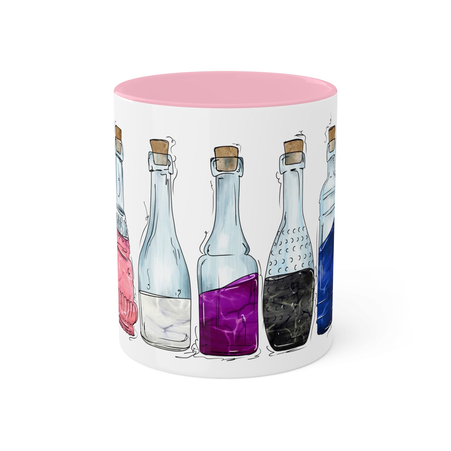 Genderfluid Pride Flag Potion Bottles - Mug