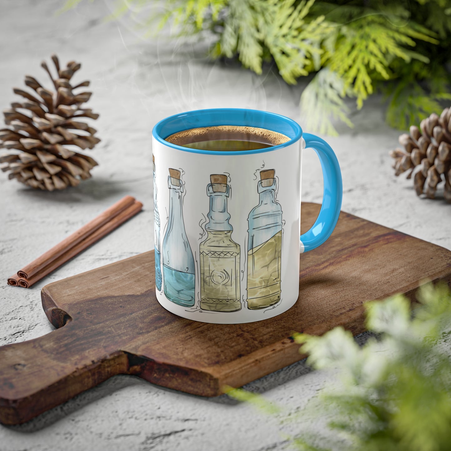 Uranic Pride Flag Potion Bottles - Mug
