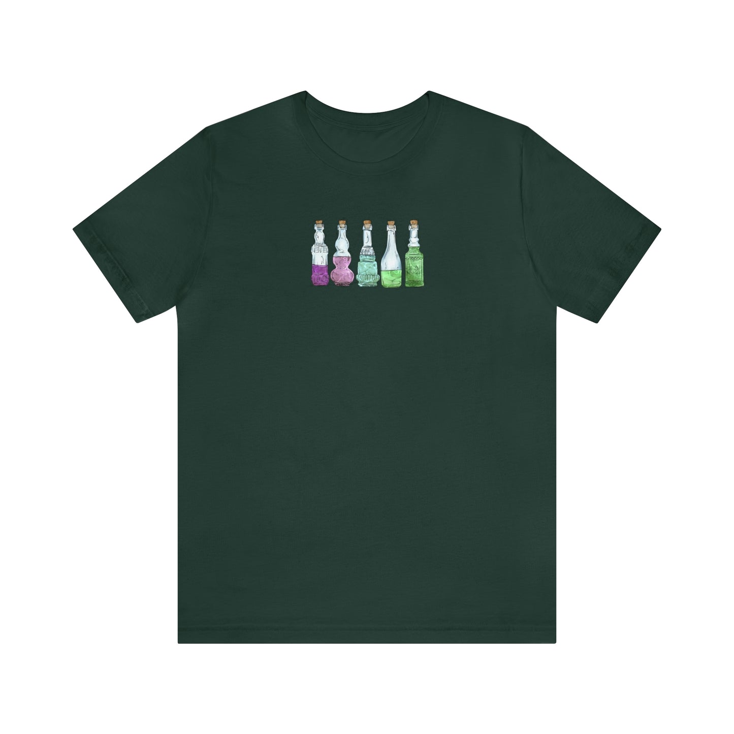 Toric Pride Flag Potion Bottles - Unisex T-Shirt
