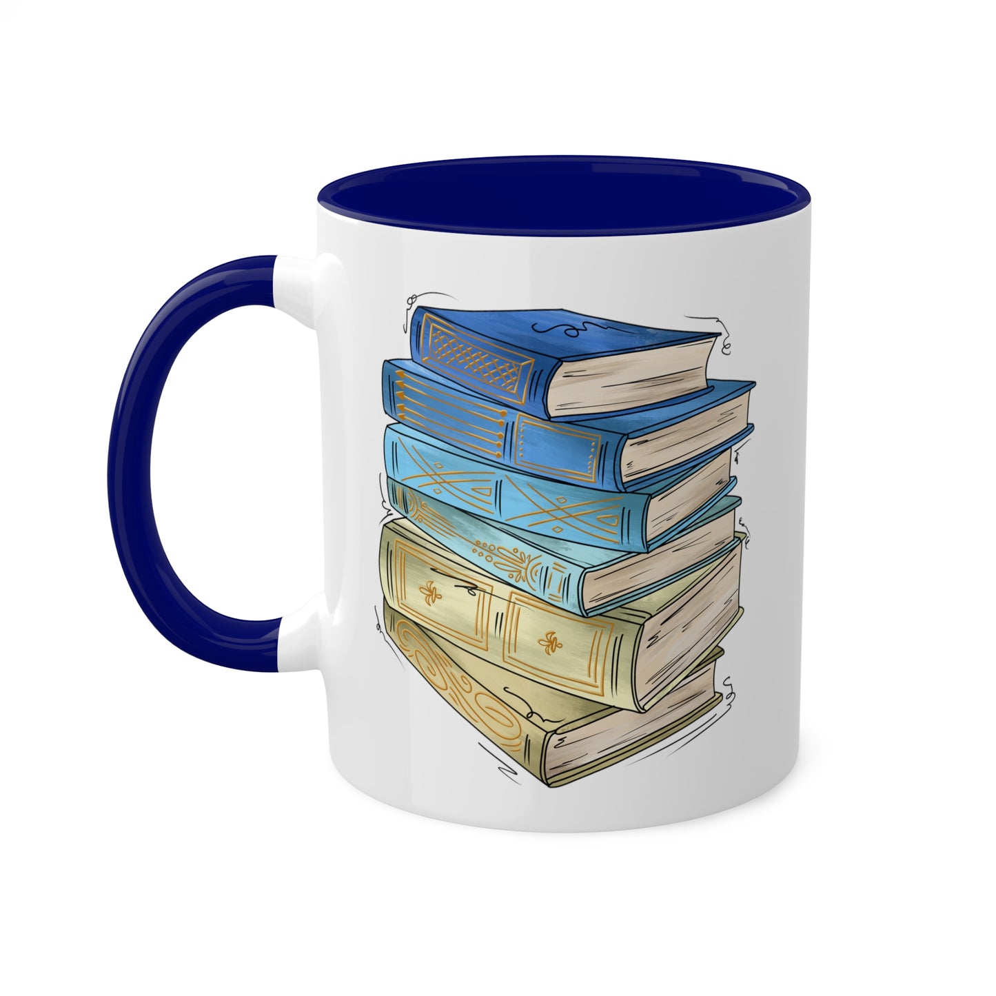 Uranic Pride Flag Old Books - Mug