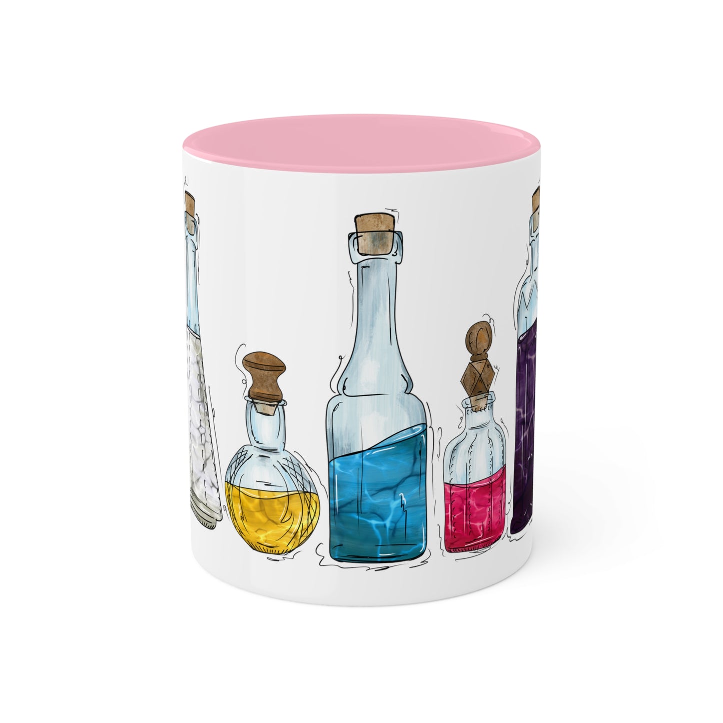 Polyamorous Pride Flag Potion Bottles - Mug