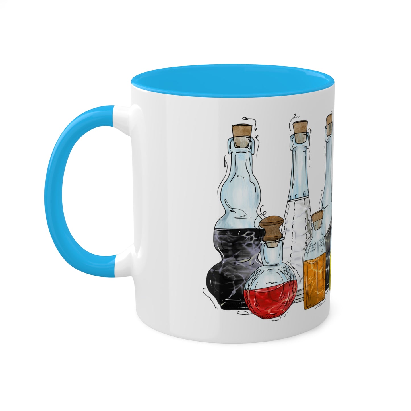 Straight Ally Pride Flag Potion Bottles - Mug