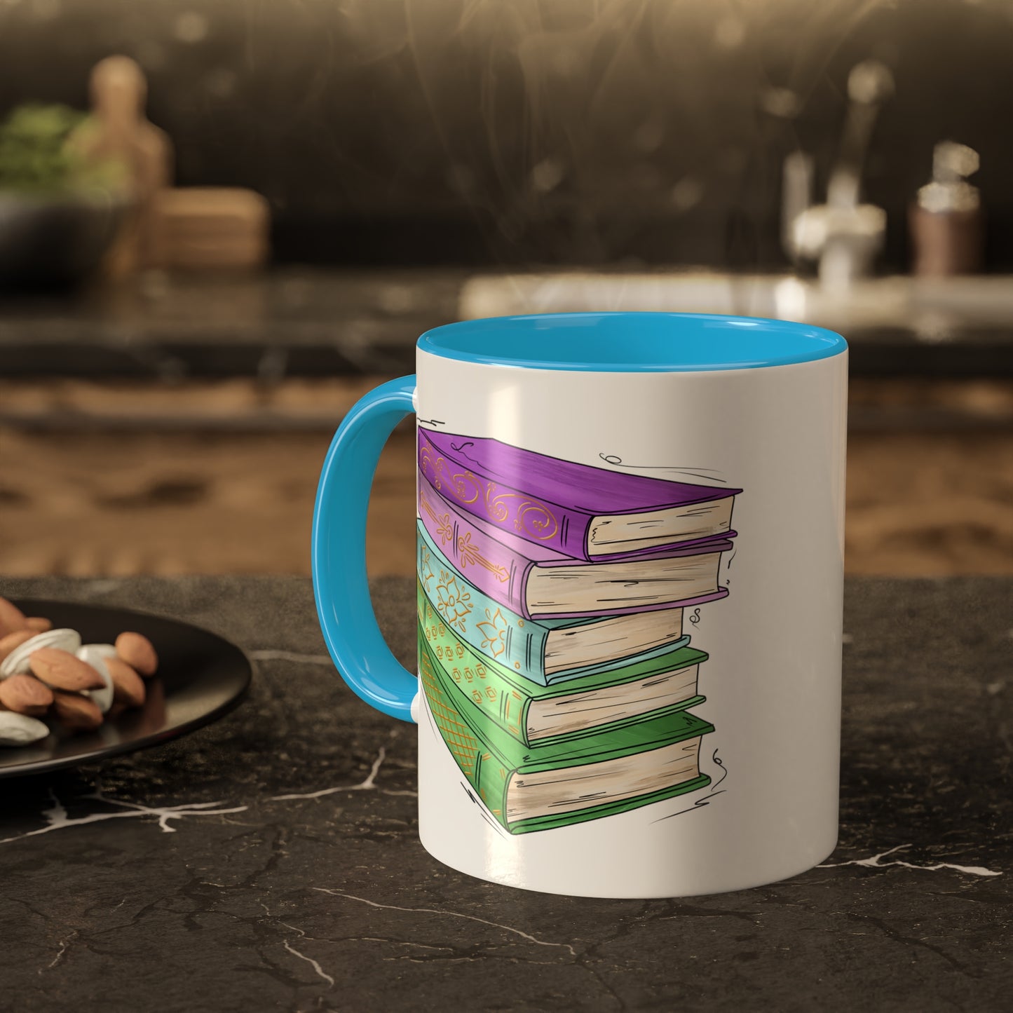 Toric Pride Flag Old Books - Mug