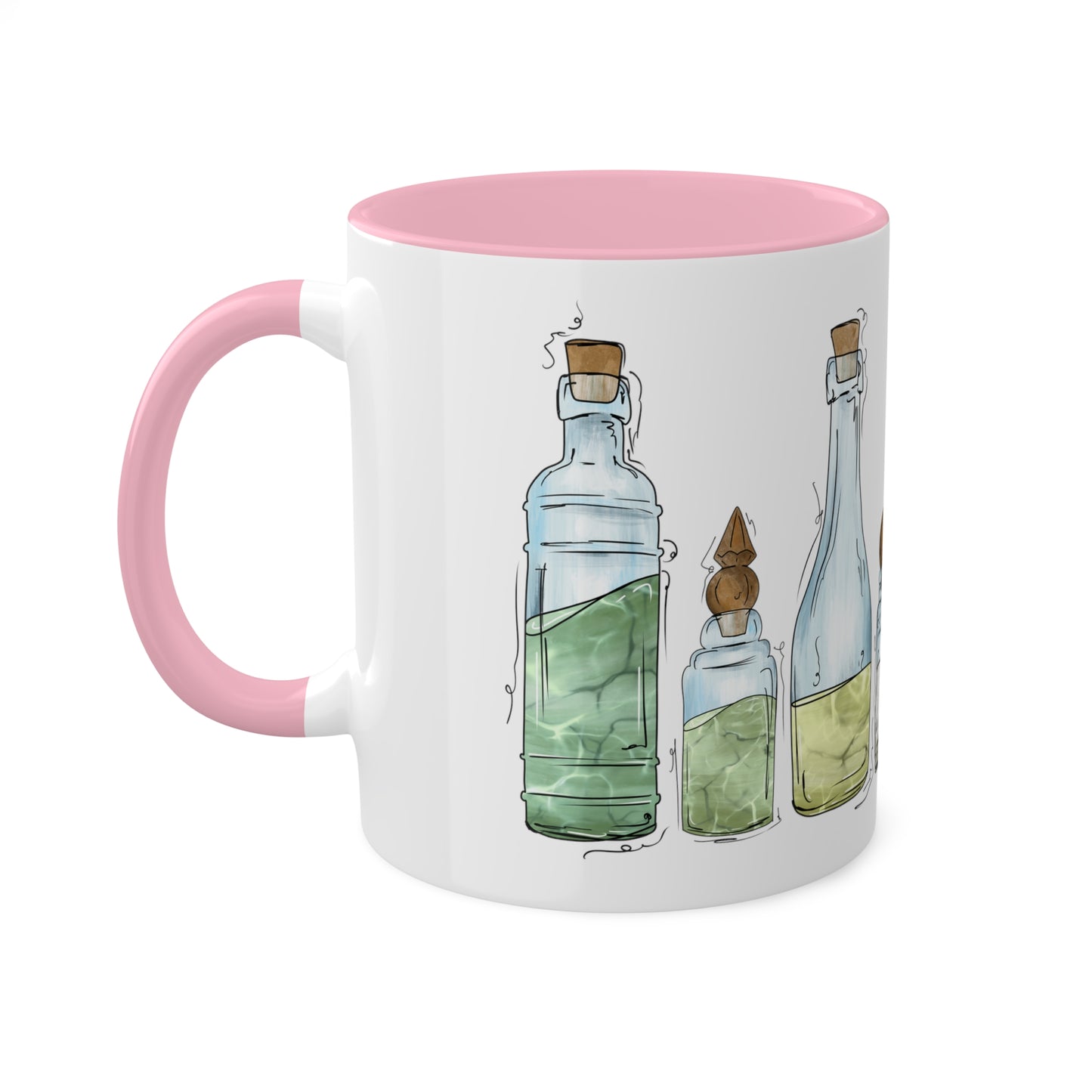 Genderfae Pride Flag Potion Bottles - Mug