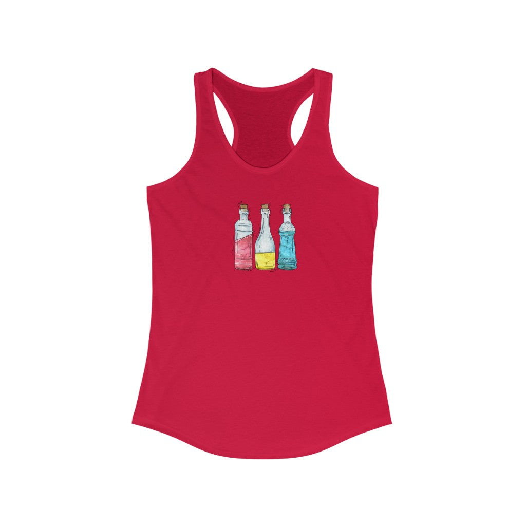Pansexual Pride Potion Bottles - Womens Tank Top