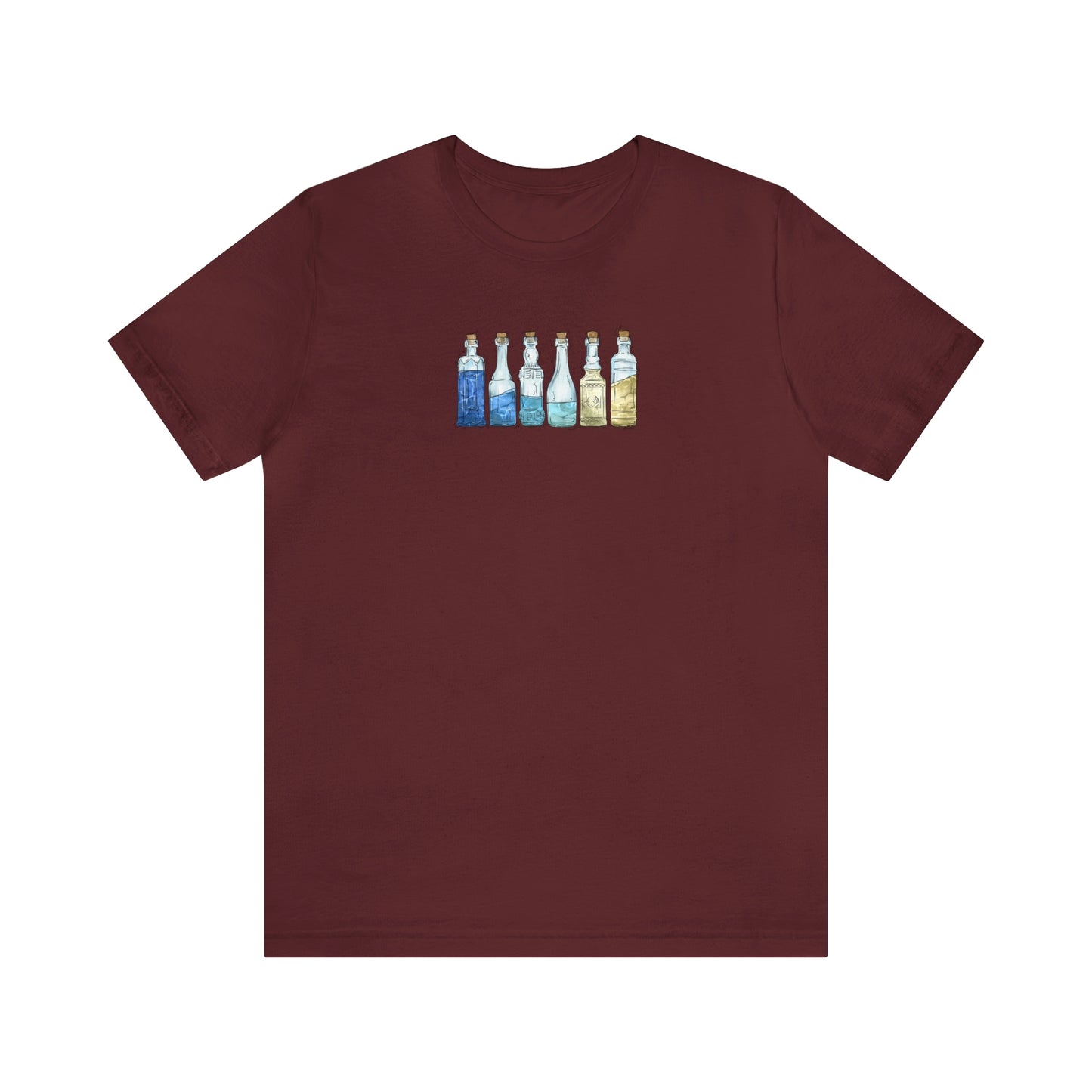 Uranic Pride Flag Potion Bottles - Unisex T-Shirt