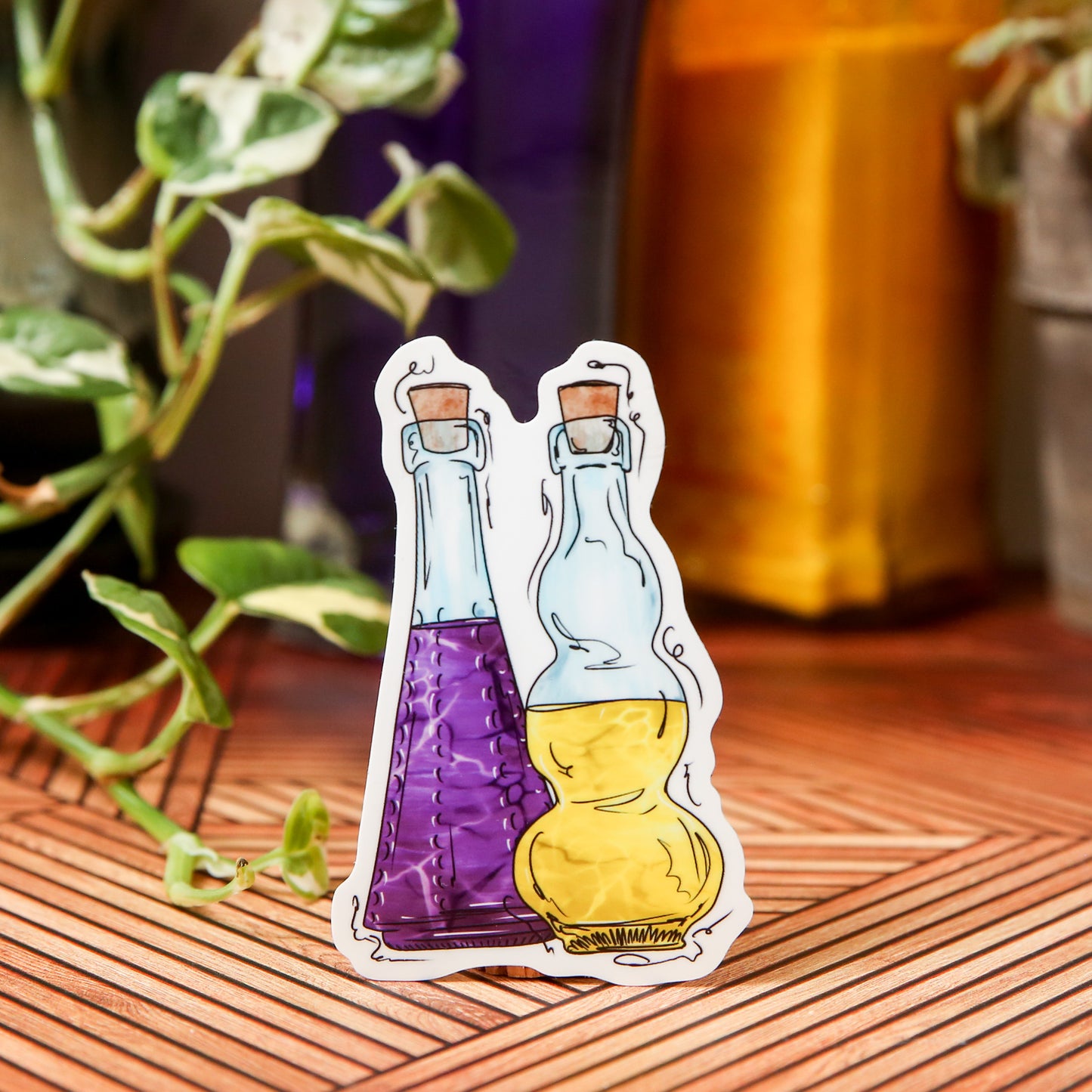 Intersex Pride Potion Bottles - Sticker