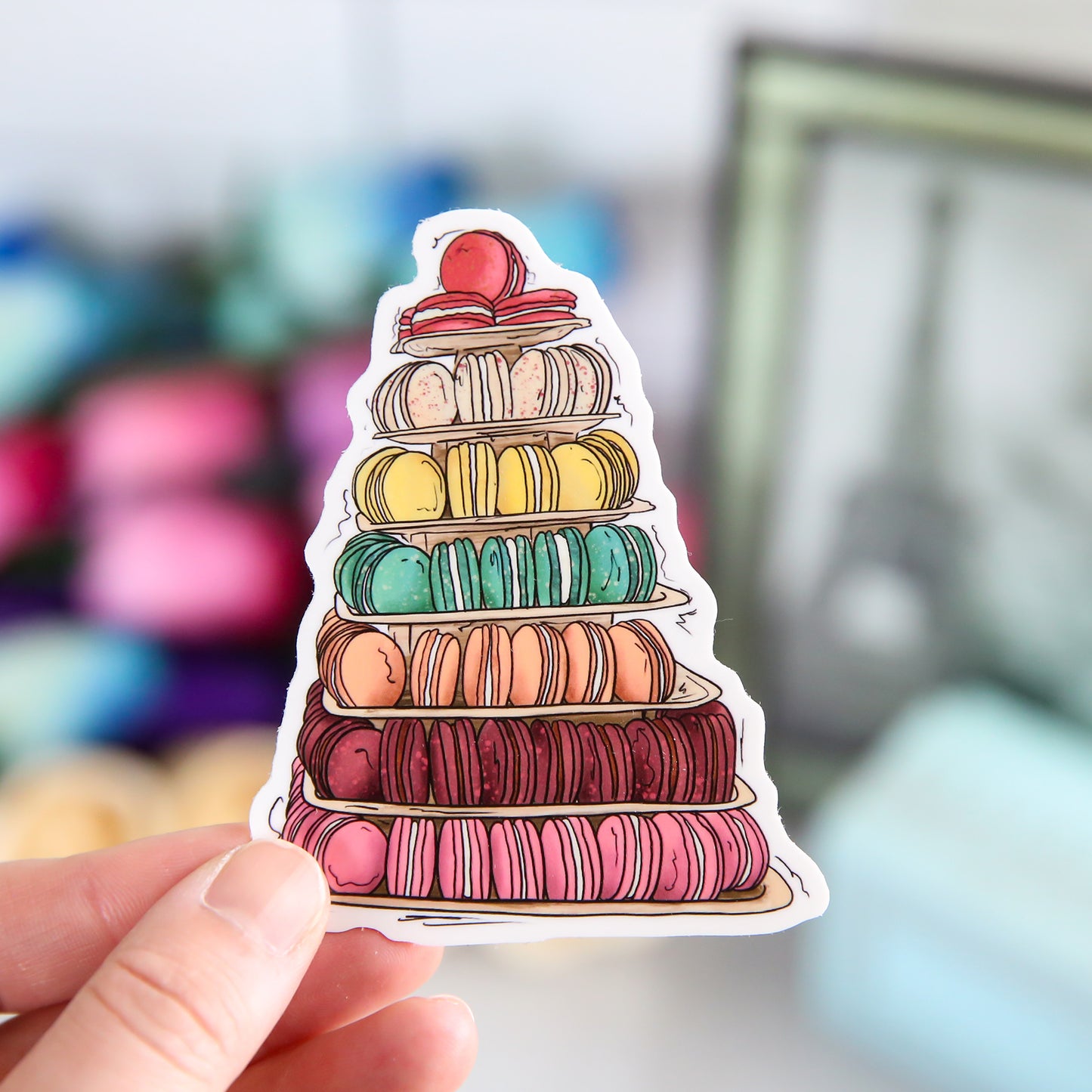 Macaron Tower - Sticker