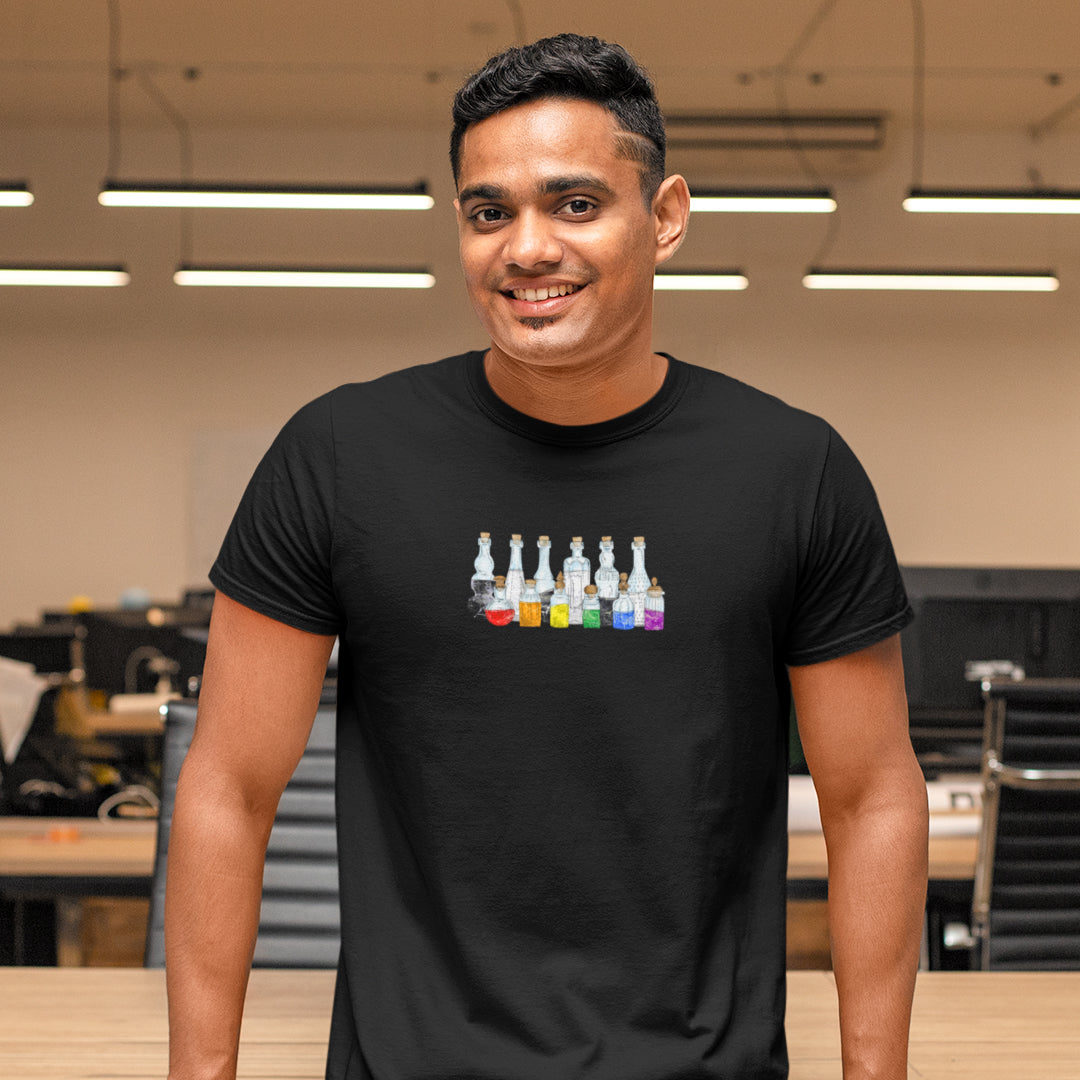 Straight Ally Pride Potion Bottles - Unisex T-Shirt