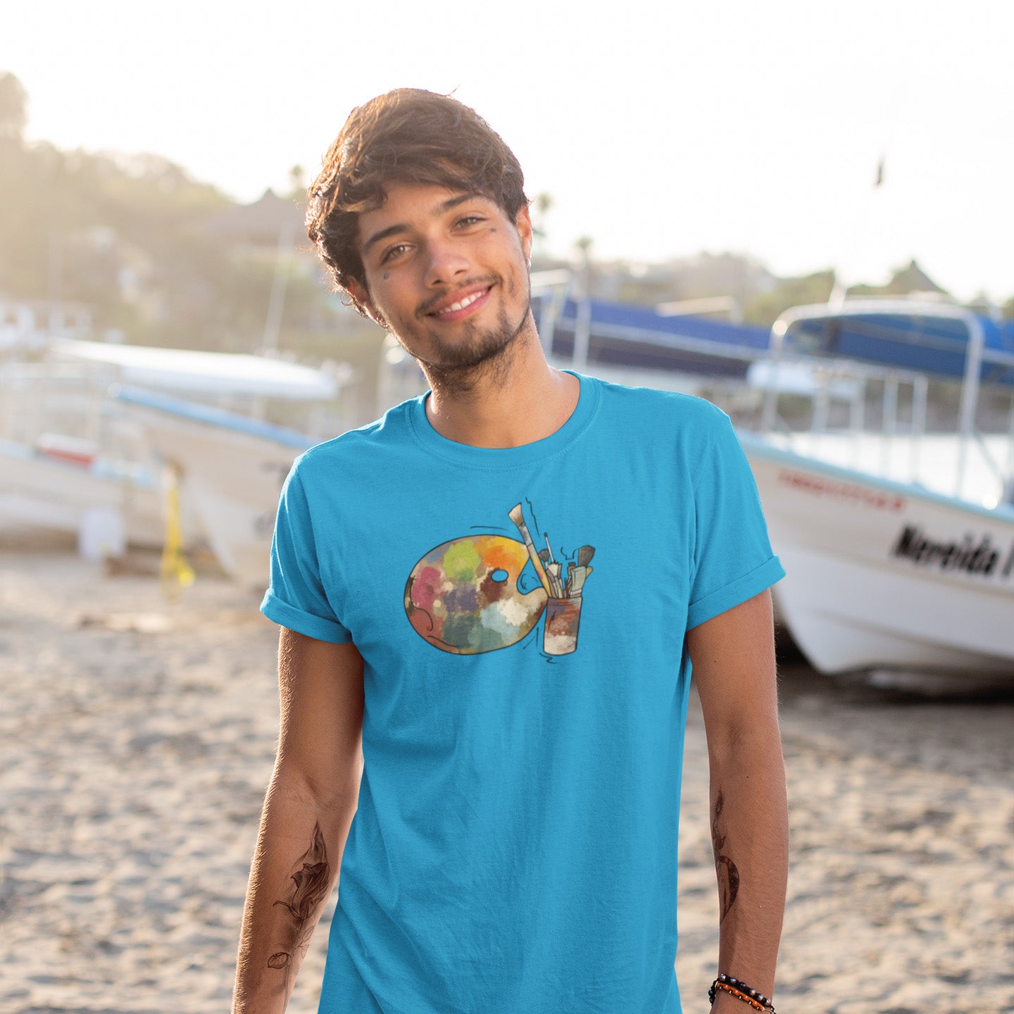 Painter's Palette - Men's T-Shirt