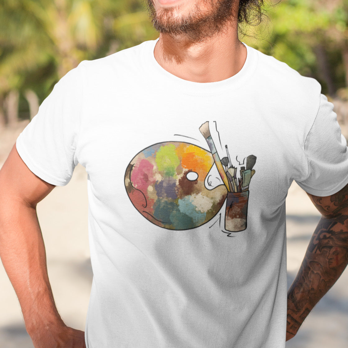 Painter's Palette - Men's T-Shirt