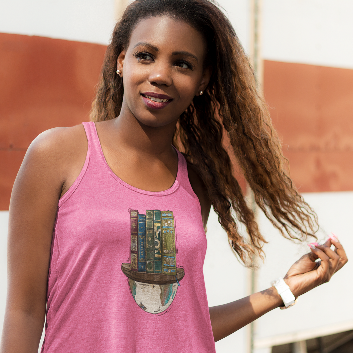 Globe and Vintage Books - Womens Tank Top
